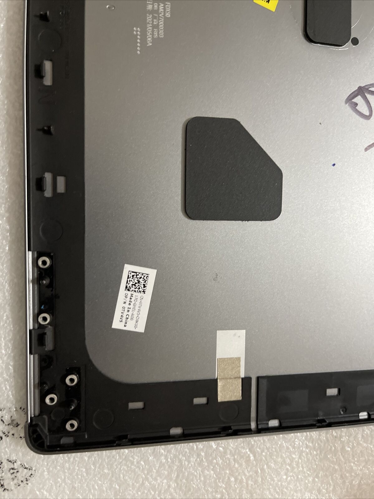 Genuine Dell Precision 15 7550 Laptop LCD Back Rear Cover  TV4V5  P9C34 S4 B9