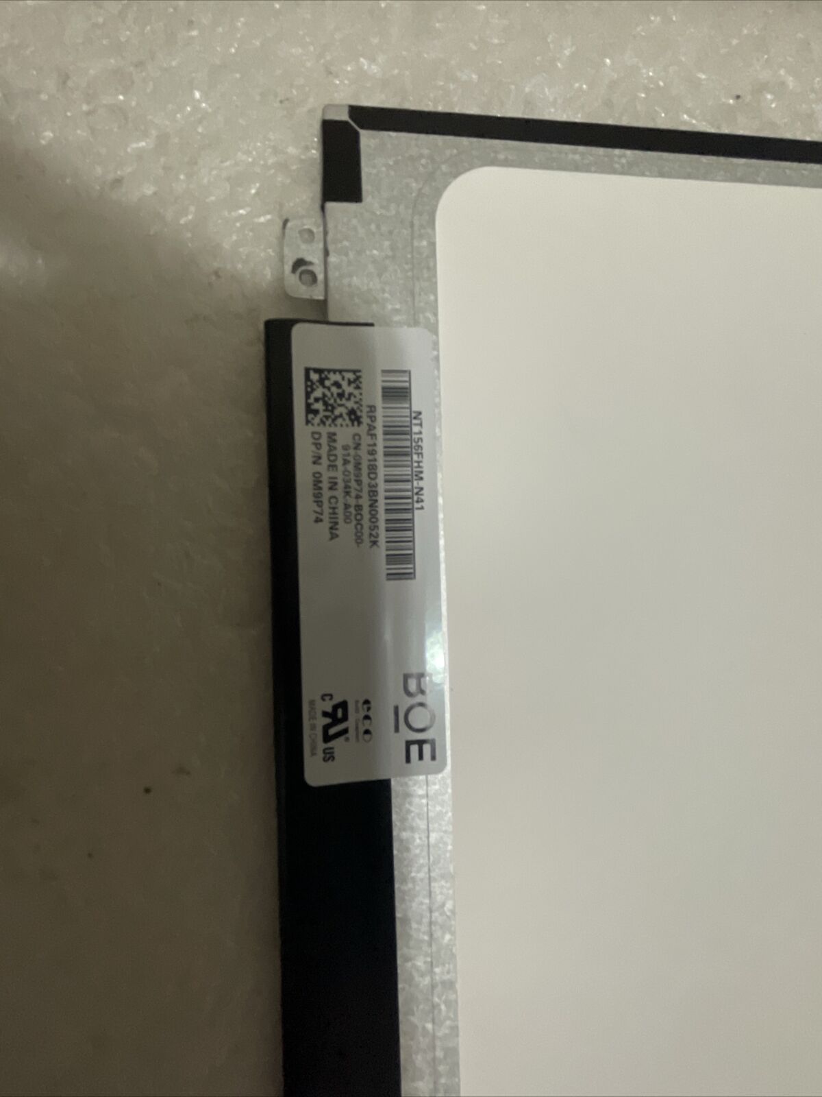 GENUINE DELL INSPIRON 3583 LATITUDE 3500 15.6" LED LCD SCREEN M9P74 KHS8
