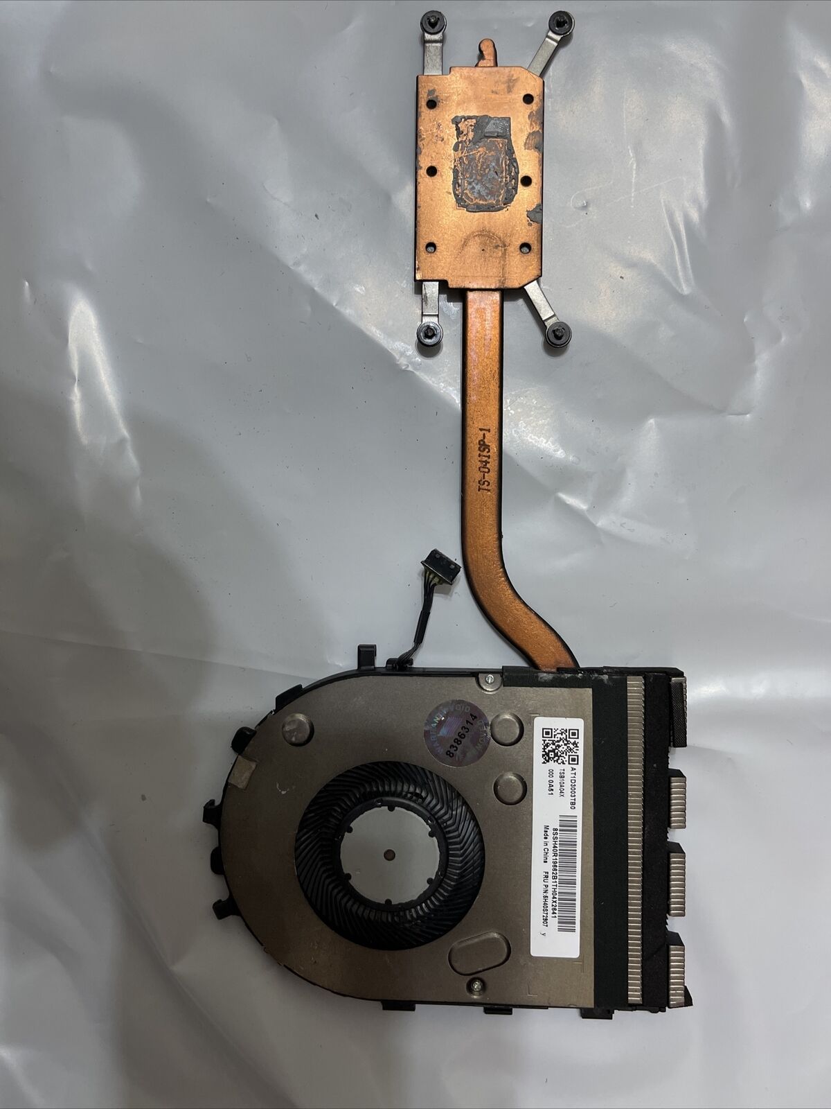 OEM Lenovo Thinkpad Heatsink Fan E14 E15 5H40S72907 AT1D3003TB0 M-266C-3 ata X9
