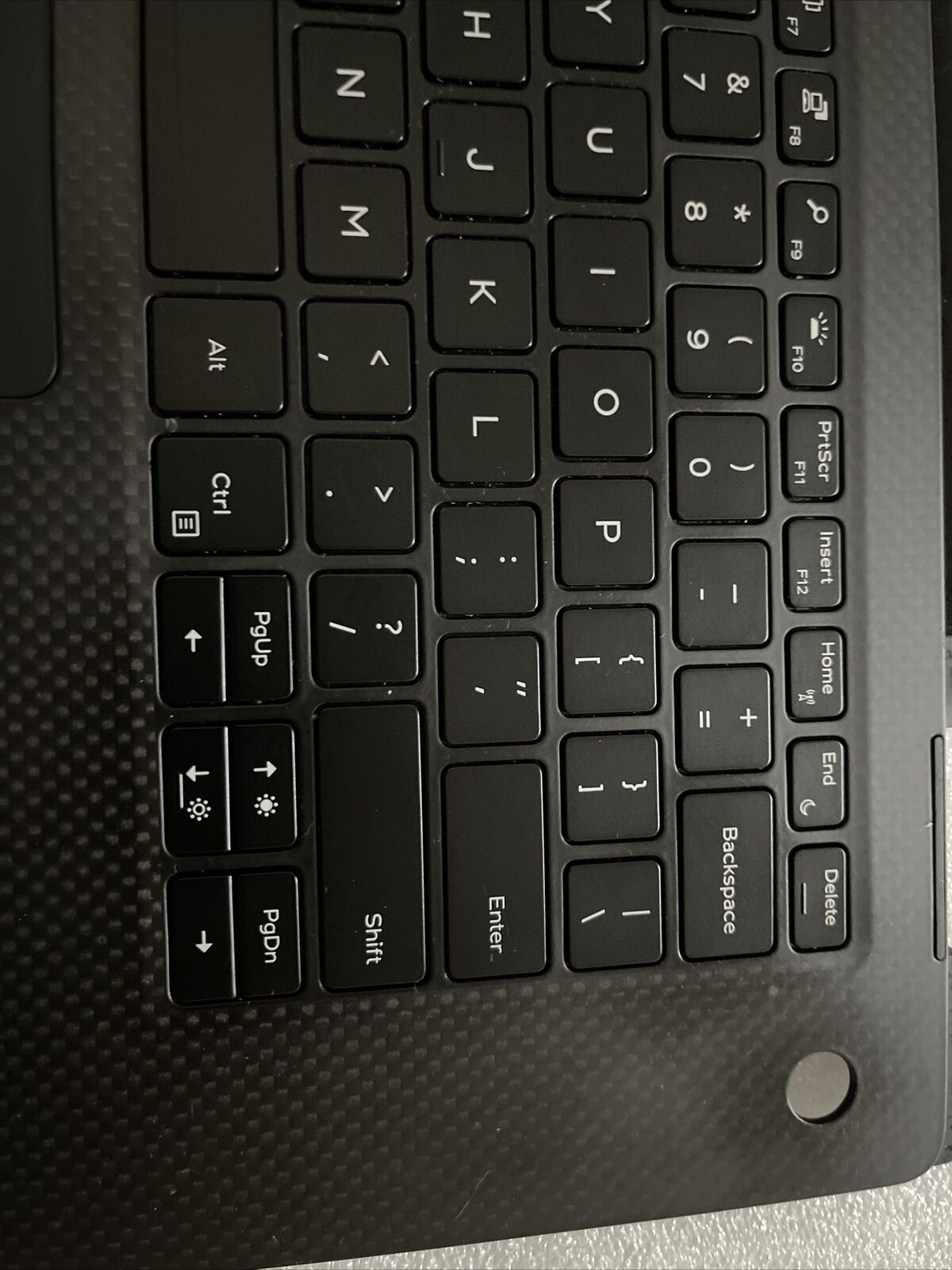 Sticky Dell XPS 9575 Palmrest Touchpad US/EN BCL Keyboard M9W9K NTP6 GradeB Read