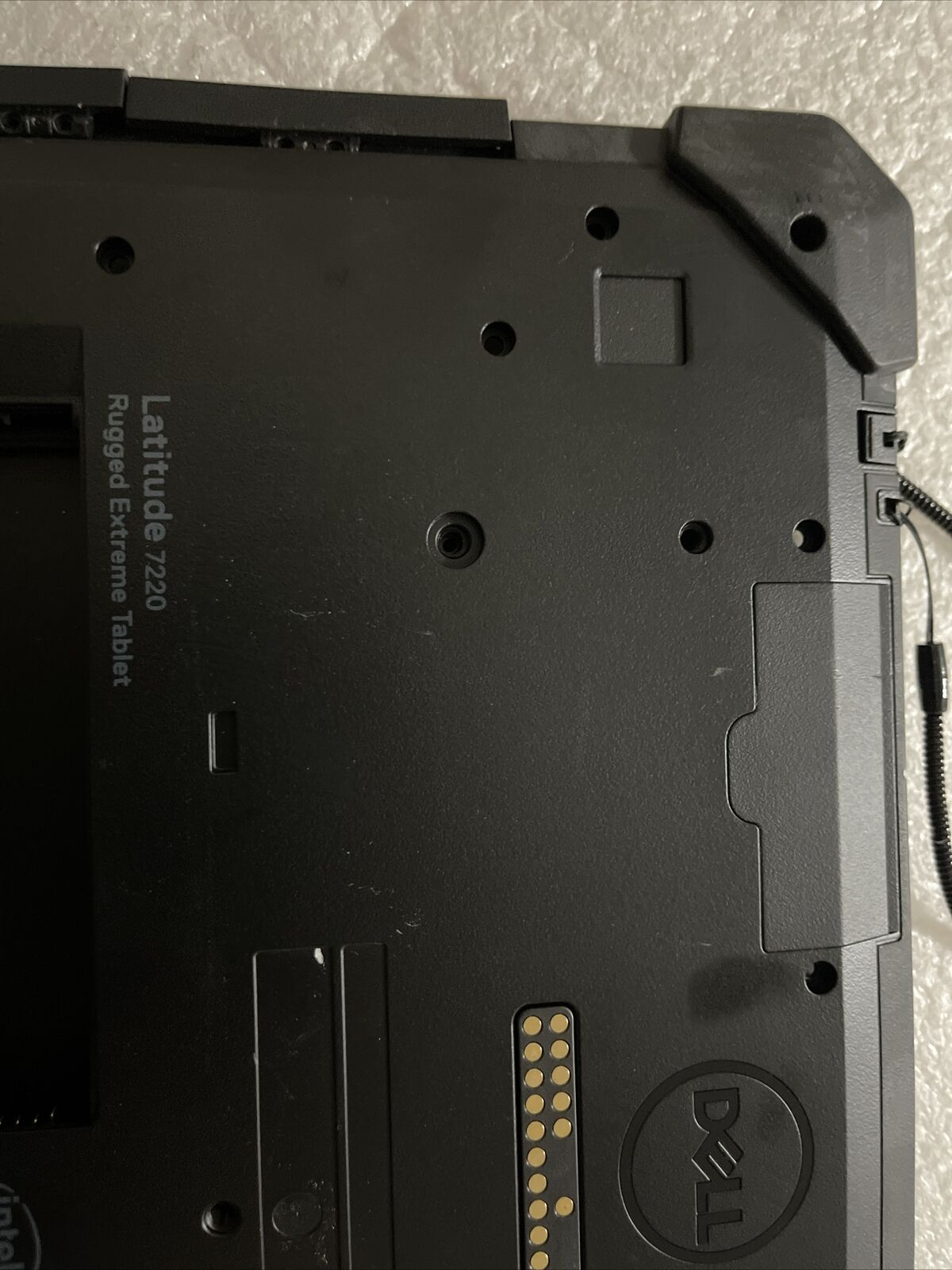 Dell Latitude 7220 Rugged Extreme Tablet Bottom Cover Extras X8JMD 0WCGW LP K1