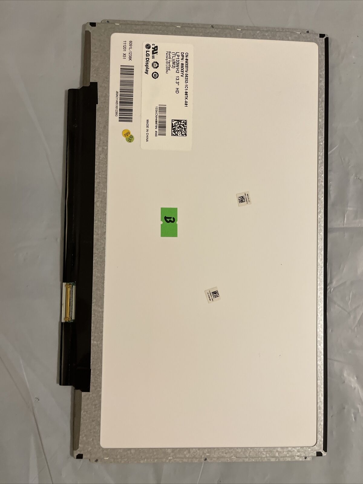 Dell Latitude E6320 13.3" Matte LG Display LCD Screen LP133WH2 WX8YV H1 S1