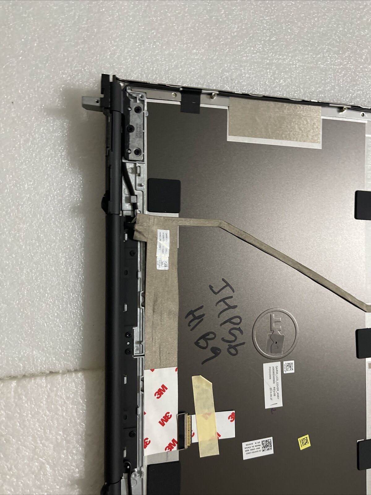 New Dell Precision M4700 HD+ Lcd Back Cover Lid w/ Hinges - JHP56 0JHP56 H1 B9