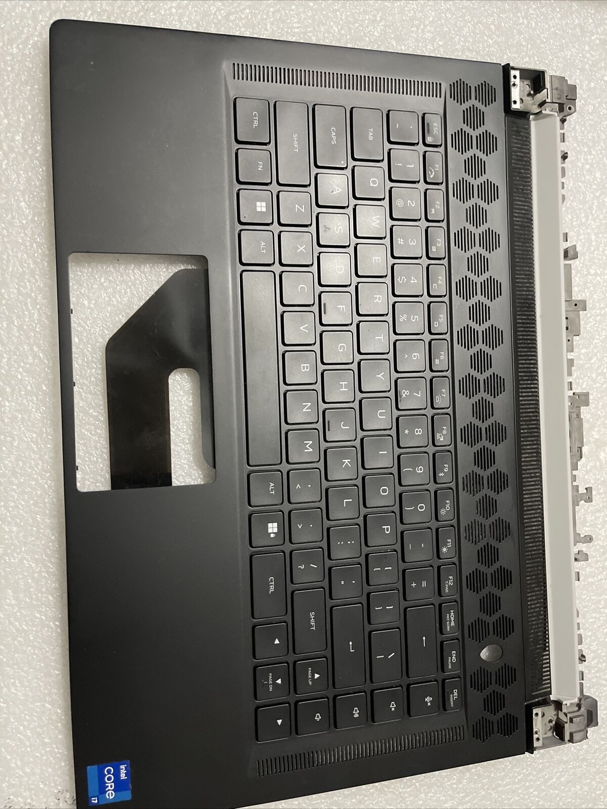 OEM Dell Alienware x15 R1 Laptop Palmrest Touchpad Keyboard  0V6M0K H1D5 Grade A