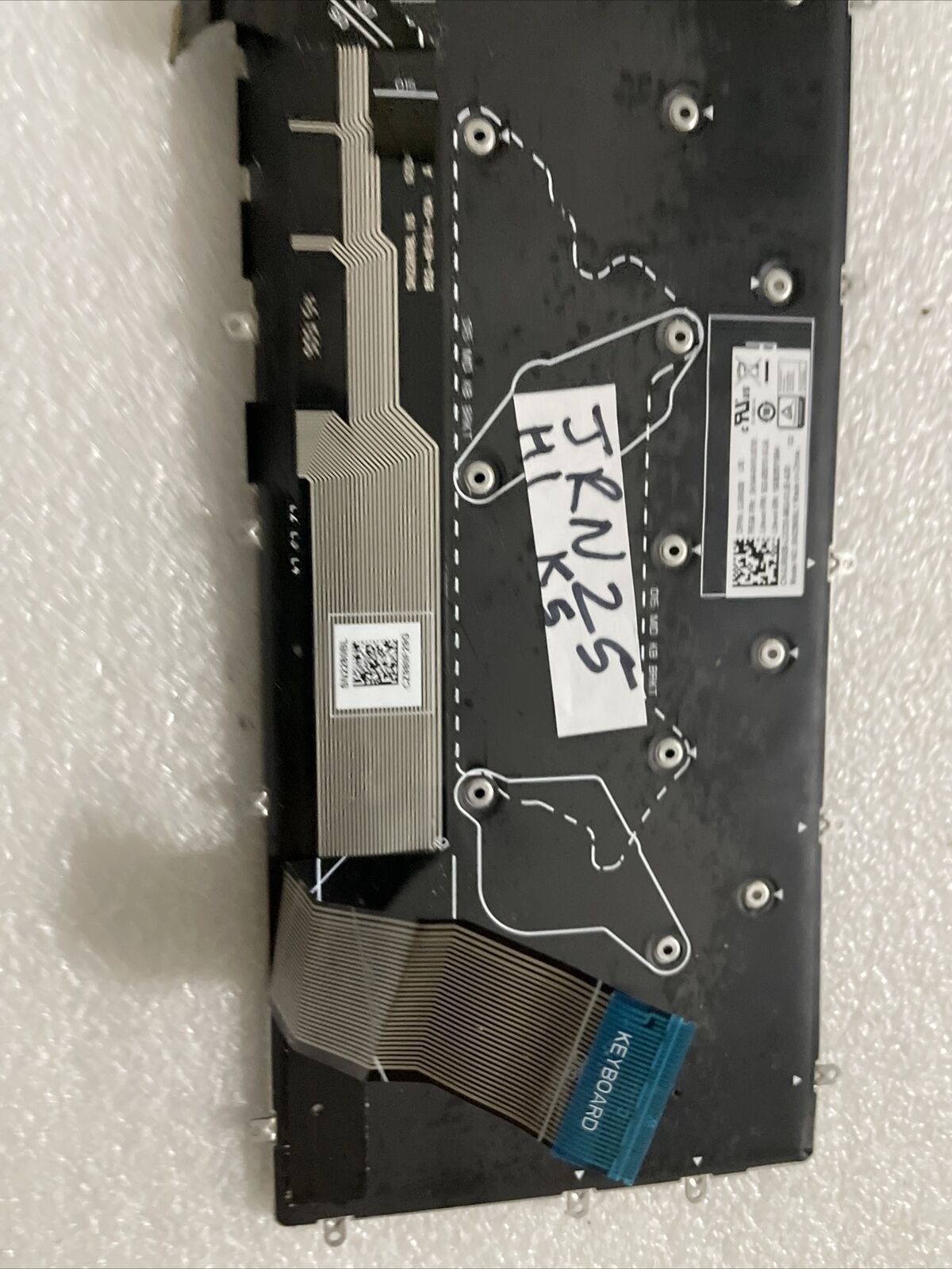 DELL  G7 7590 G5 5590 Four Zone RGB Backlit Keyboard JRN29 H1 K5 Missing key