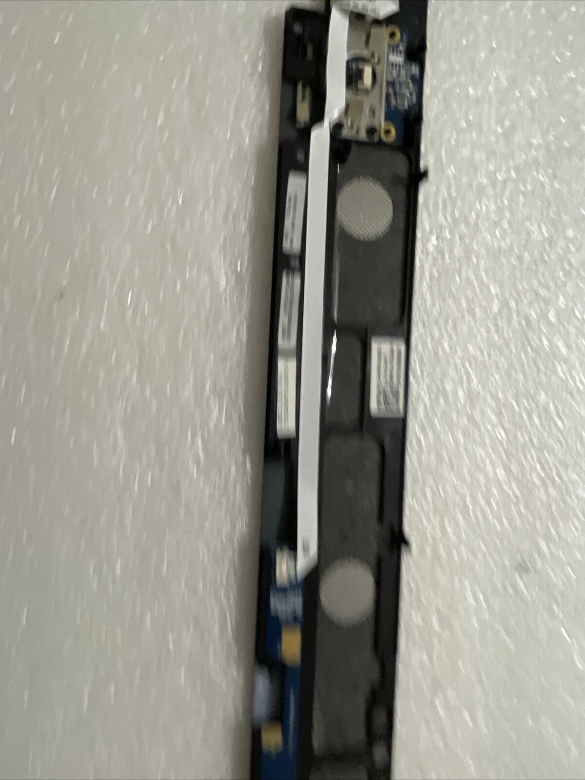 Dell Precision M6500 Center Media Bezel Panel Power Button Fingerprint RDR FRNJN
