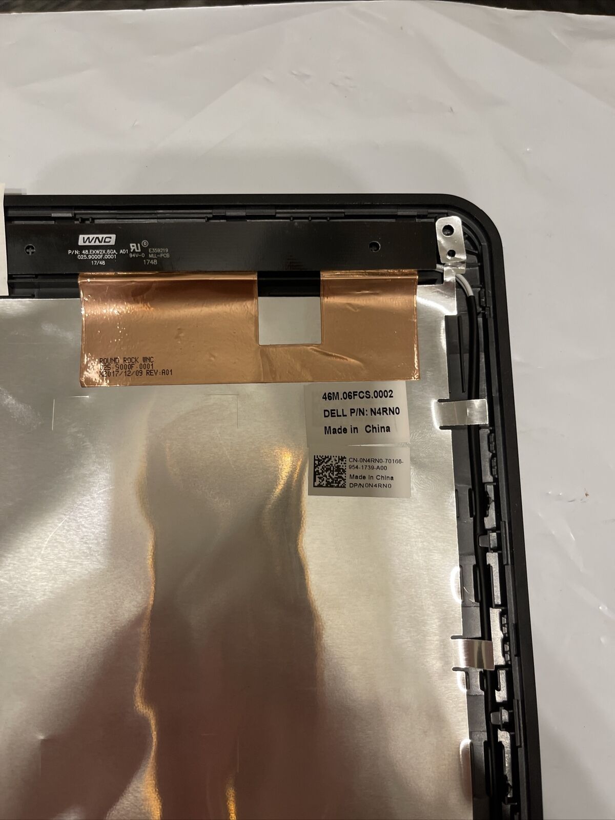 Genuine Dell Latitude 3350 LCD Back Cover Lid 46M.06FCS.0002 N4RN0 0N4RN0 C2