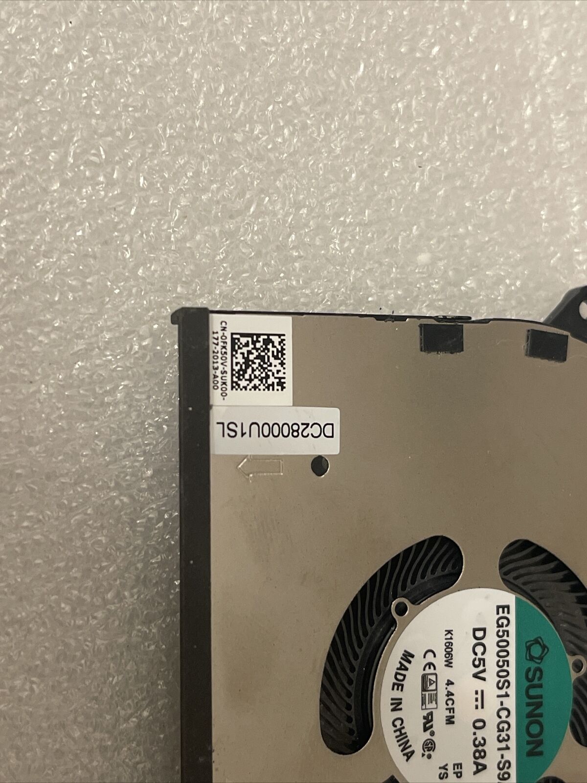 Genuine Dell XPS 15 9510 Precision 5560 COOLING FAN Right+ Left 0FK50V 0CN1MT
