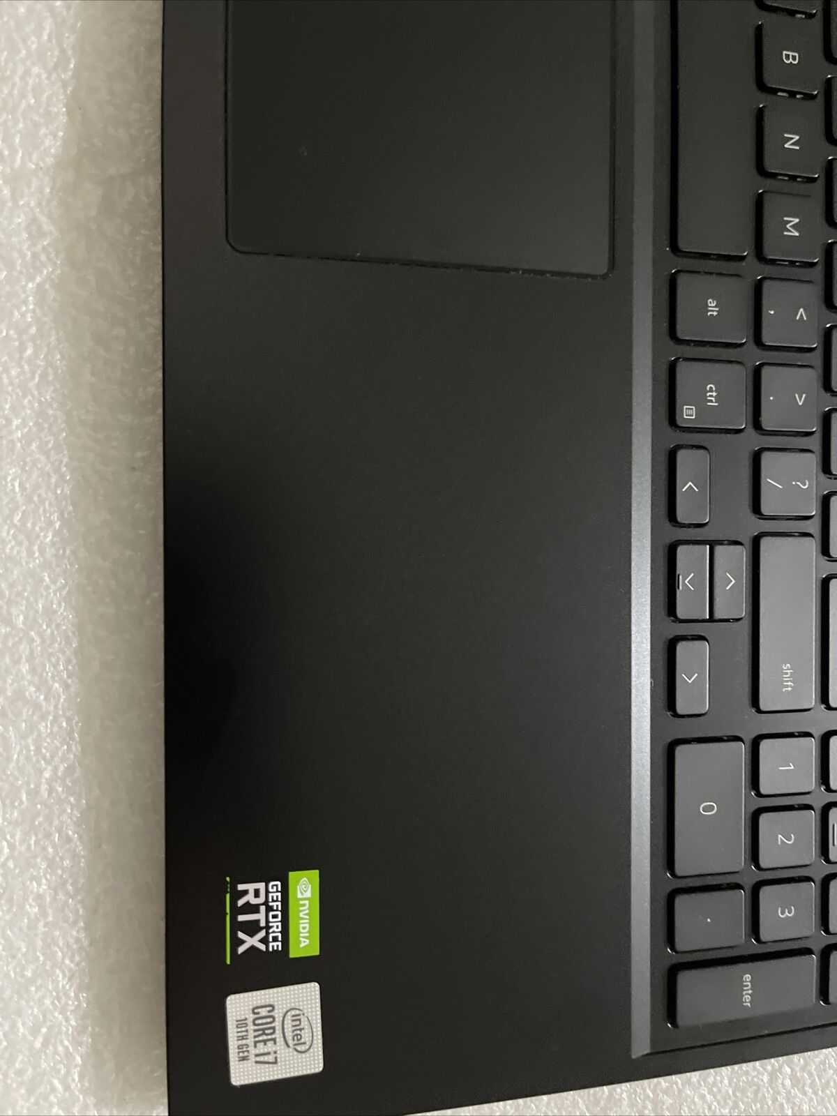 Dell G5 15 5500 Laptop Palmrest Touchpad RGB US Backlit Keyboard 1RPF5 KT H2