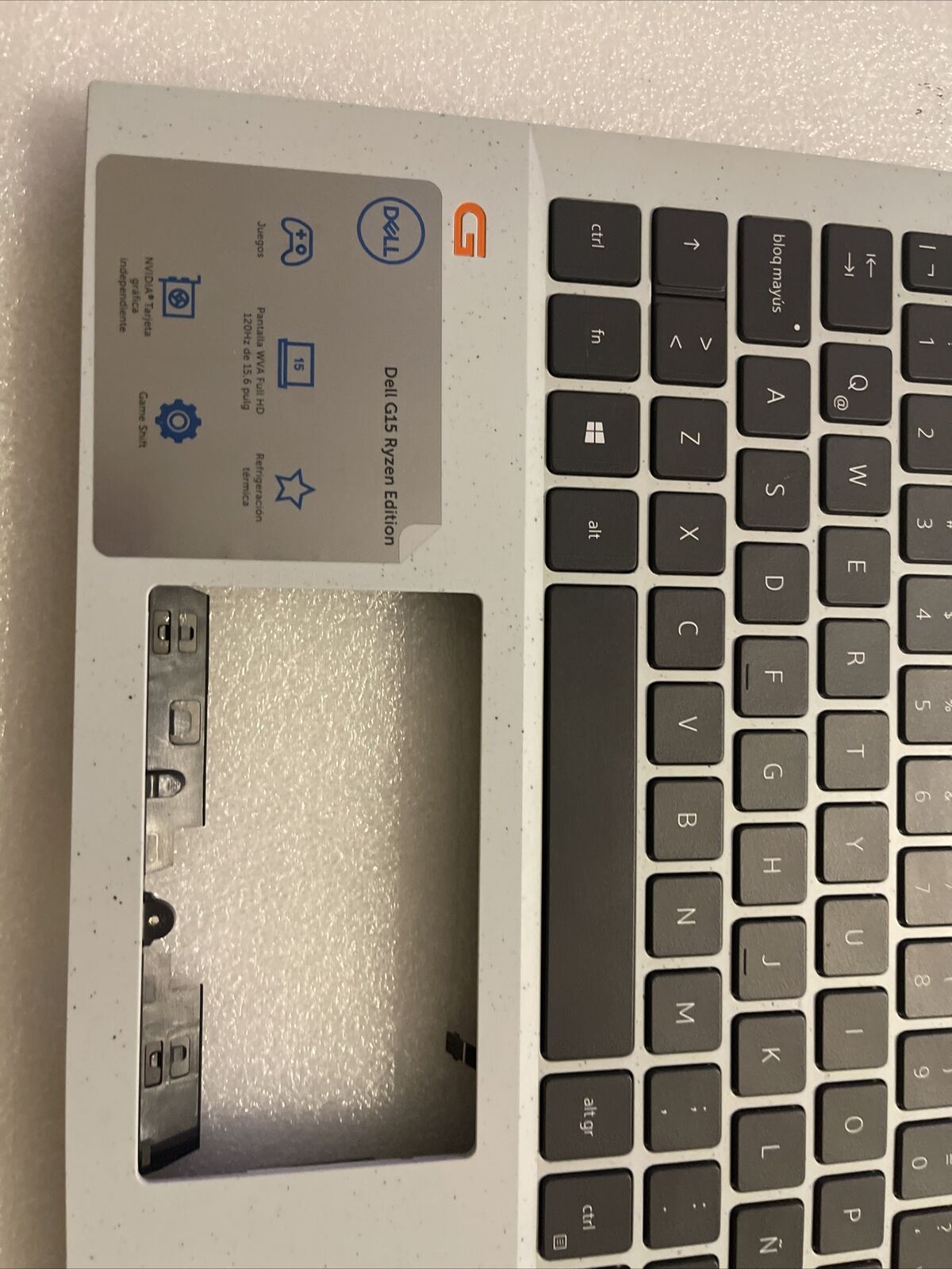 Genuin Dell Inspiron 15 G15 5510 5511 5515 Palmrest SPANISH Keyboard 9YDP0 H1 P2