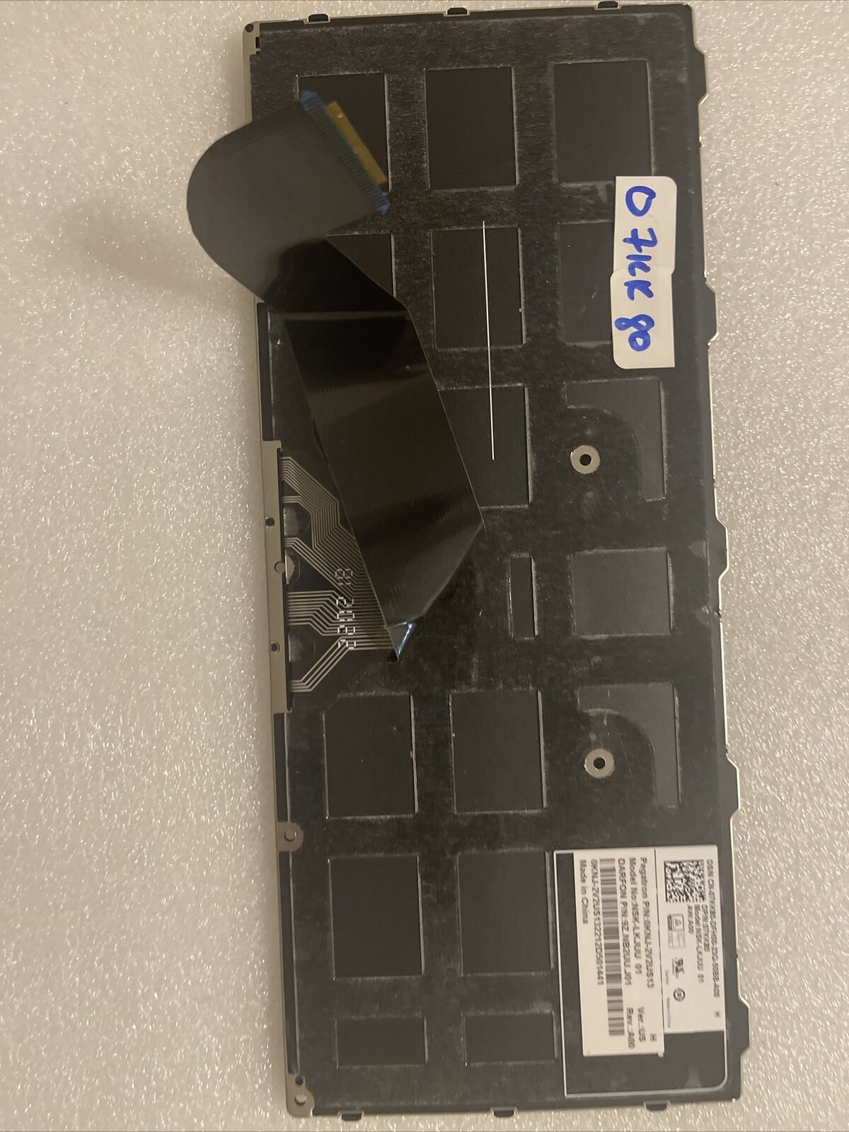 Genuine DELL  Rugged 7330 5430 US English Non Backlit Keyboard 0KNJ 7KK80 07KK80