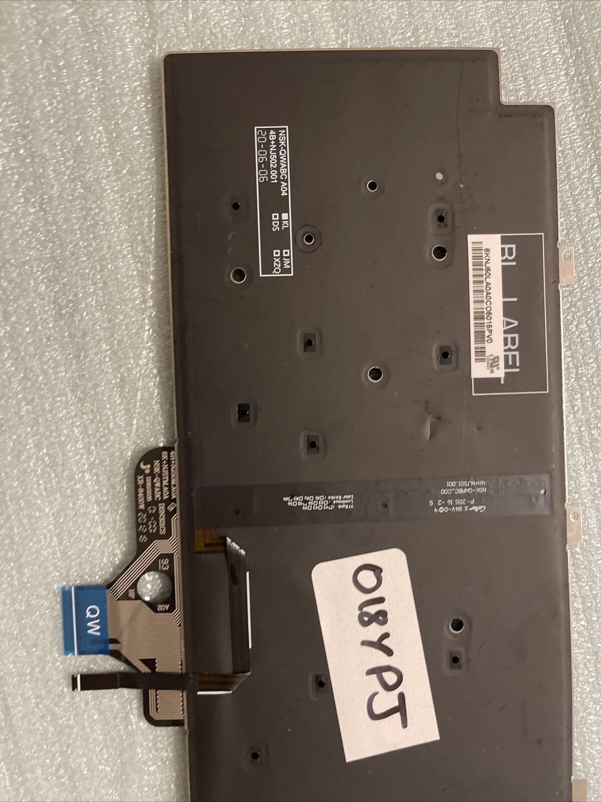 Genuine Dell Latitude 5320 2-in-1 7320 2-in-1 Backlit Keyboard 18YPJ 018YPJ M1