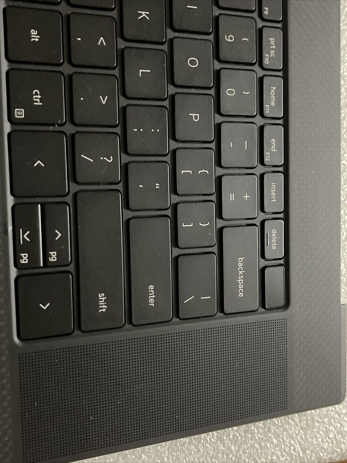 Dell XPS 17 9710  Laptop Palmrest US/EN Backlit Keyboard Speakers 9HJJX H2 D5