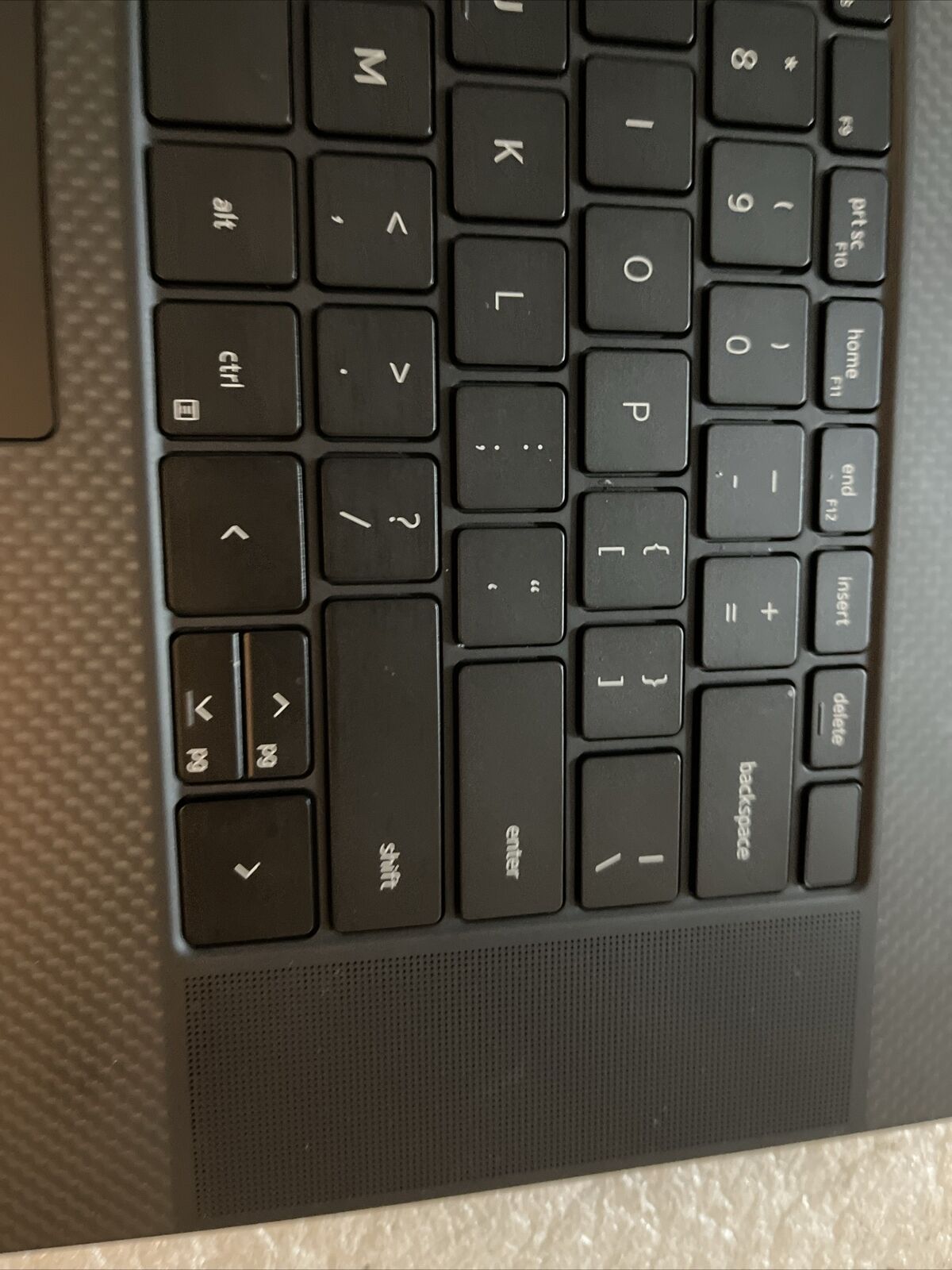 Dell XPS 9730 Laptop Palmrest Backlit US English Keyboard Speakers KD9RF S2 P5