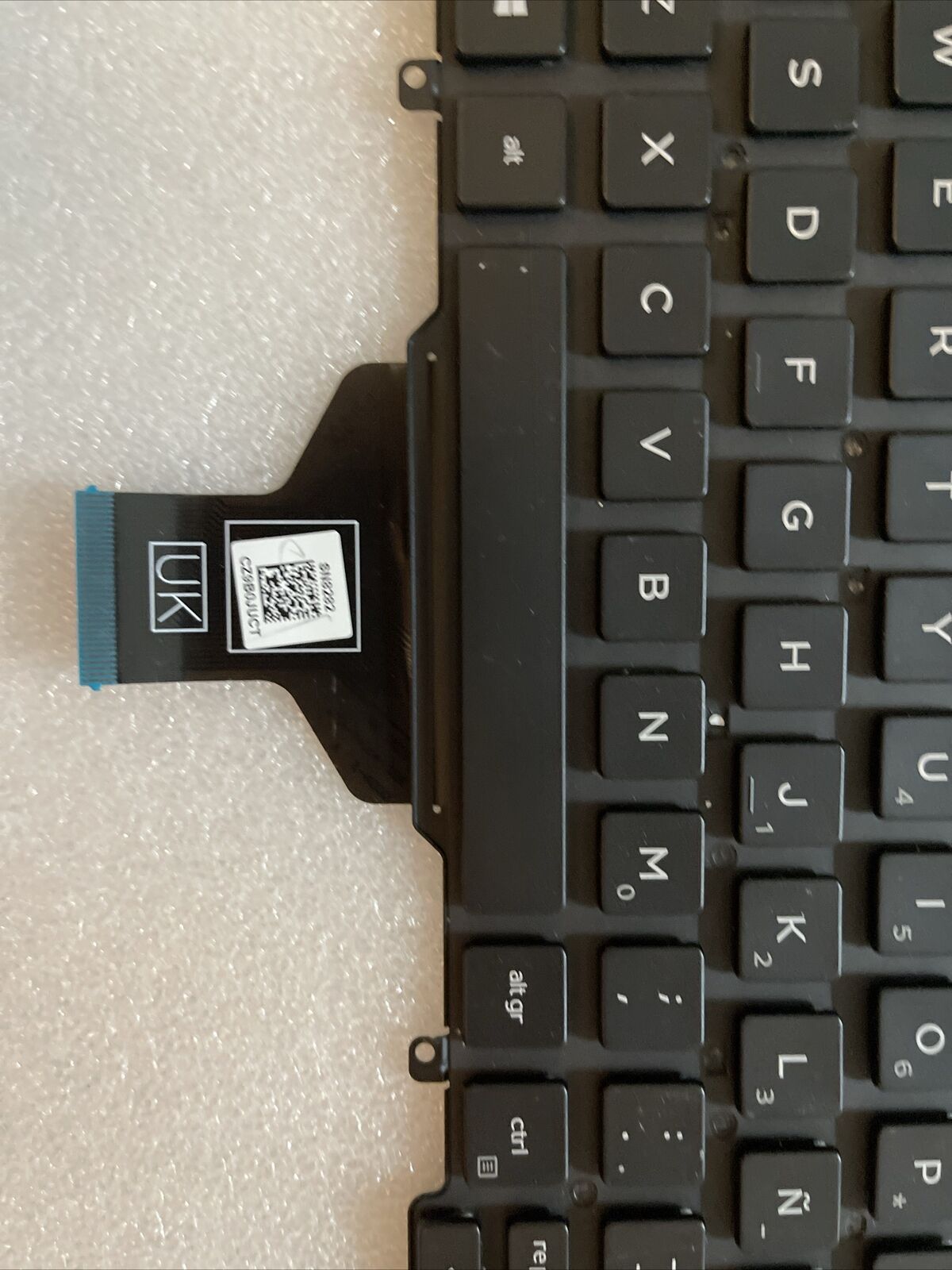 Dell Latitude 7400 5400 5401 5410 Laptop Spanish Keyboard Non Backlit NXW9P T8