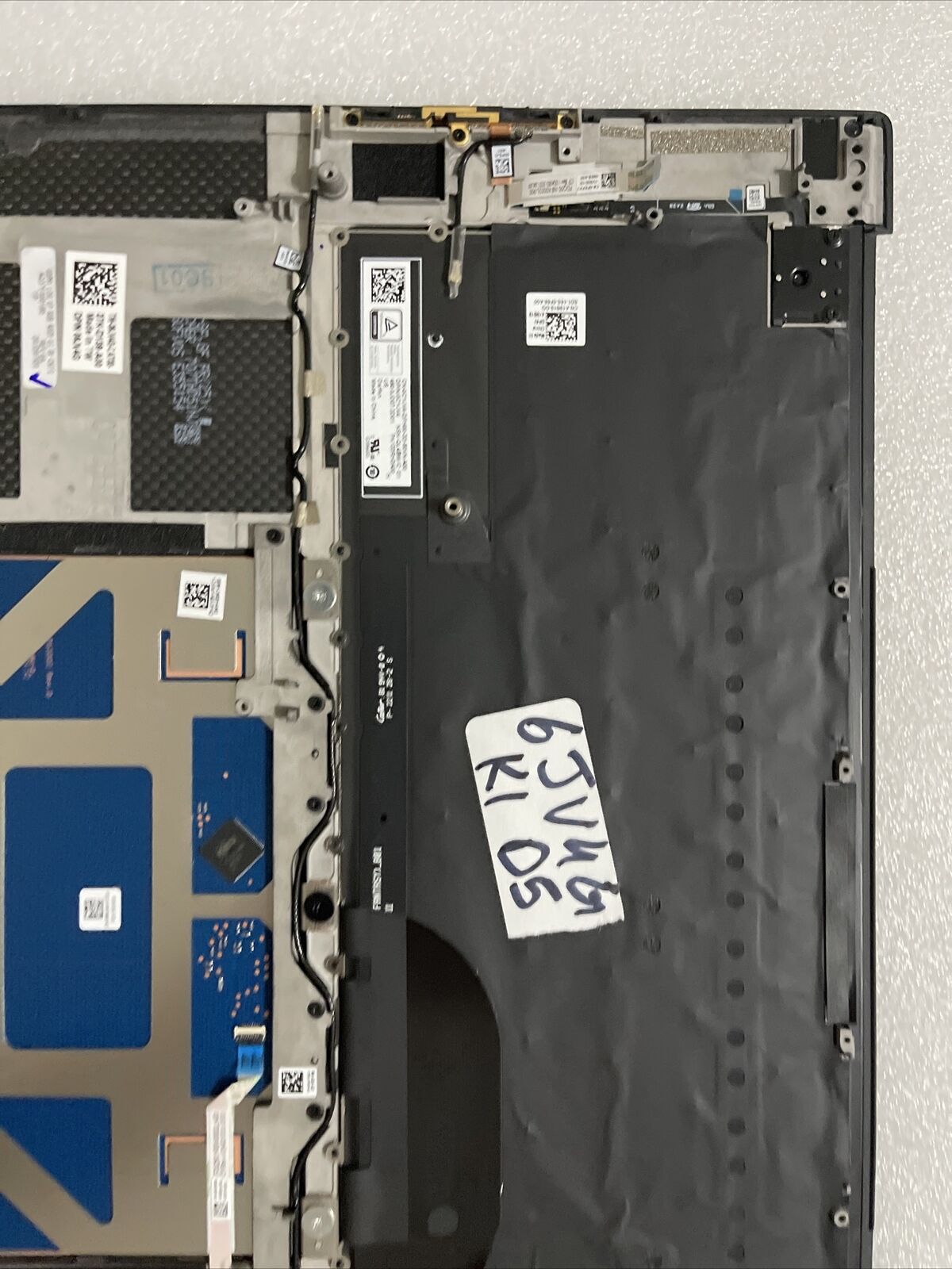 New Dell XPS  9500 9510 Palmrest Touchpad US Backlit Keyboard 6JV4G K1 D5