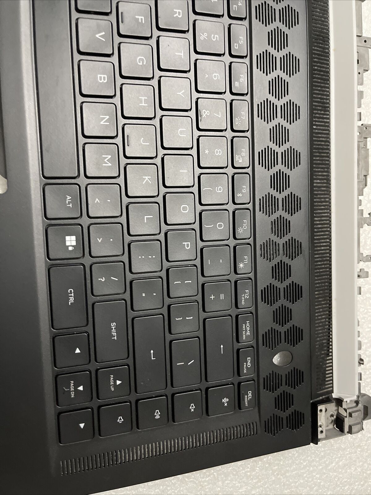 OEM Dell Alienware x15 R1 Laptop Palmrest Touchpad Keyboard  0V6M0K H1D5 Grade A