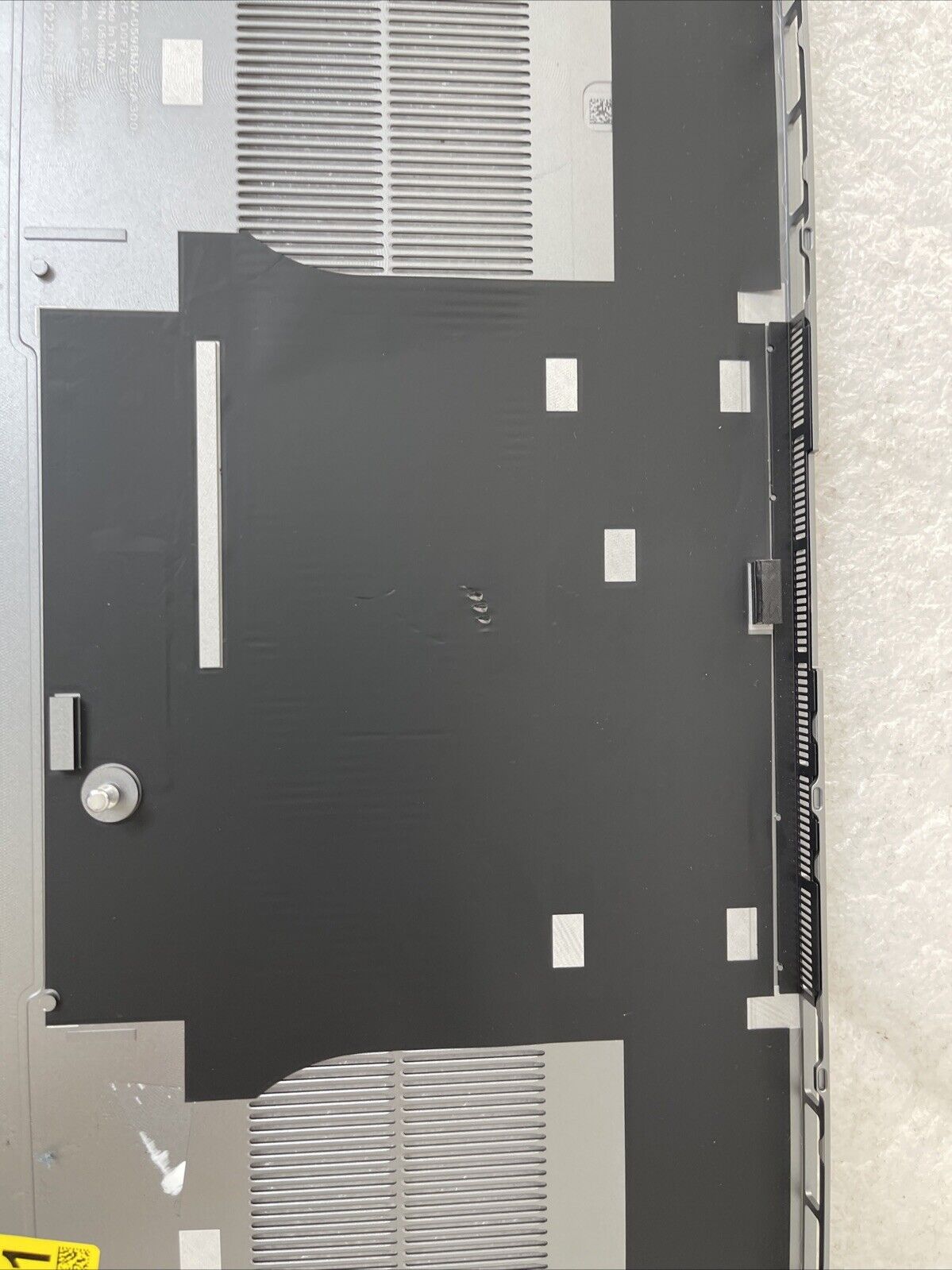 OEM Dell Precision 5750 Laptop Bottom Base Metal Cover Assembly Gray 598MX KG C4
