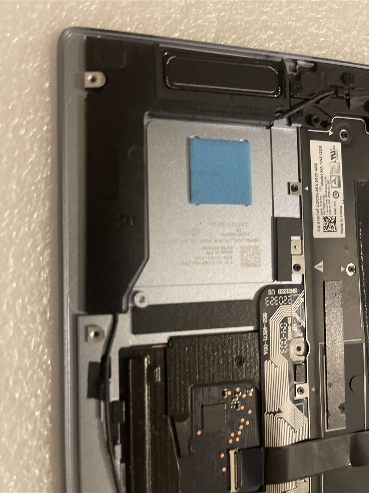 Dell XPS 13 9315 Palmrest US BCL KB Touchpad 1RTVF TKH4F H1 B5 Grade B Read