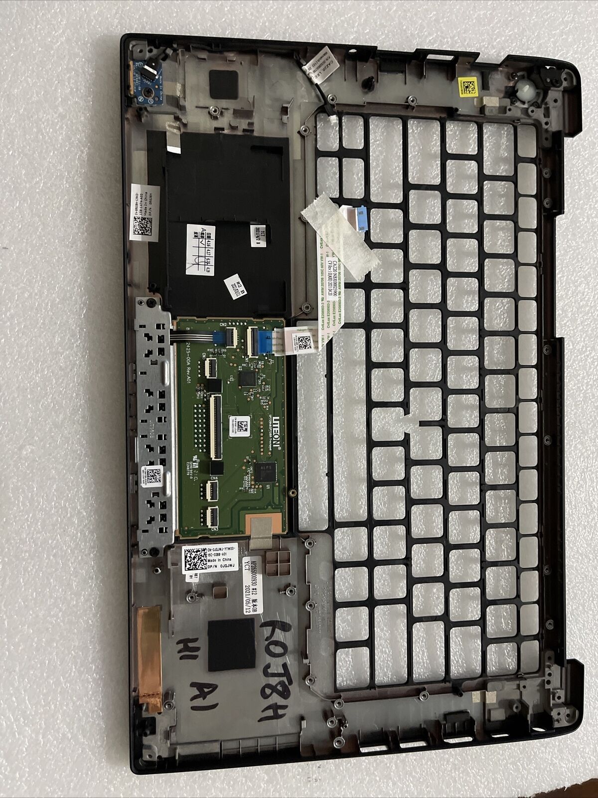 New OEM Dell Latitude 7490 Laptop Palmrest Touchpad  0JGJWJ 0R0J8H H1 A1