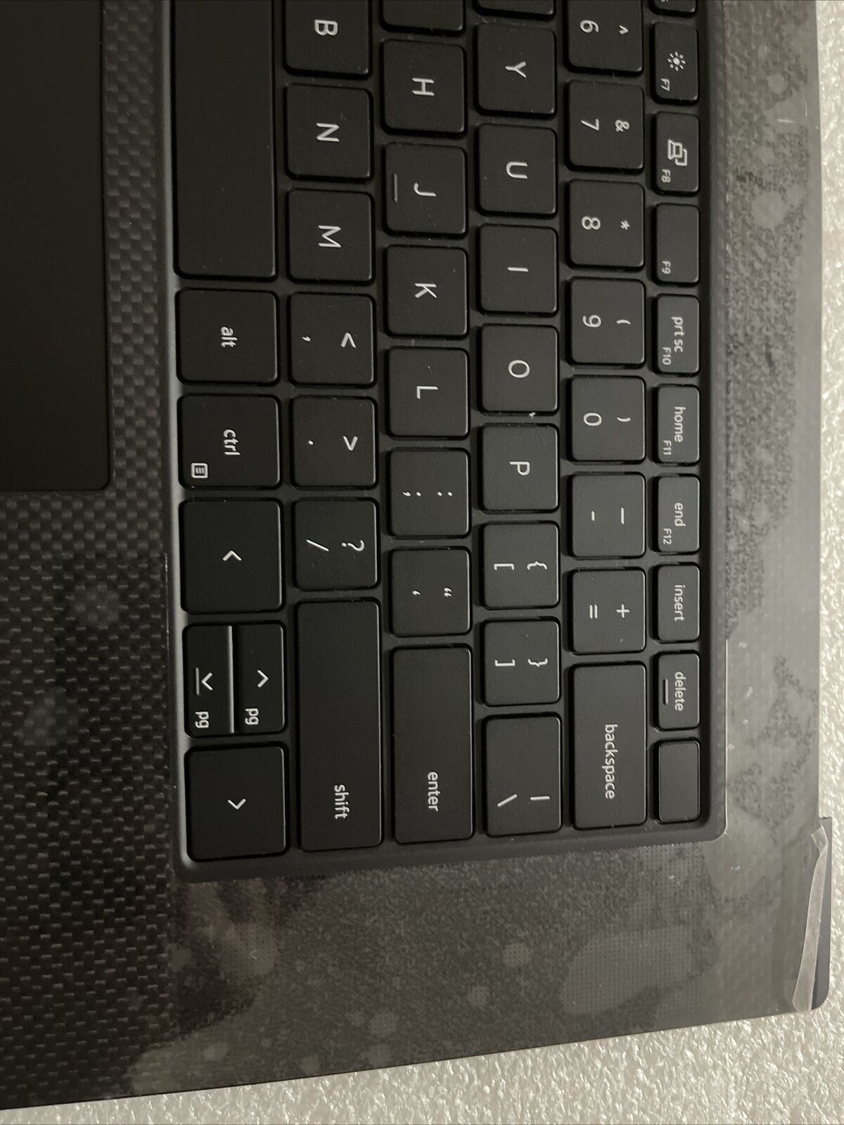New Dell XPS 9710 Laptop Palmrest Backlit US English Keyboard Speaker KD9RF N2P3