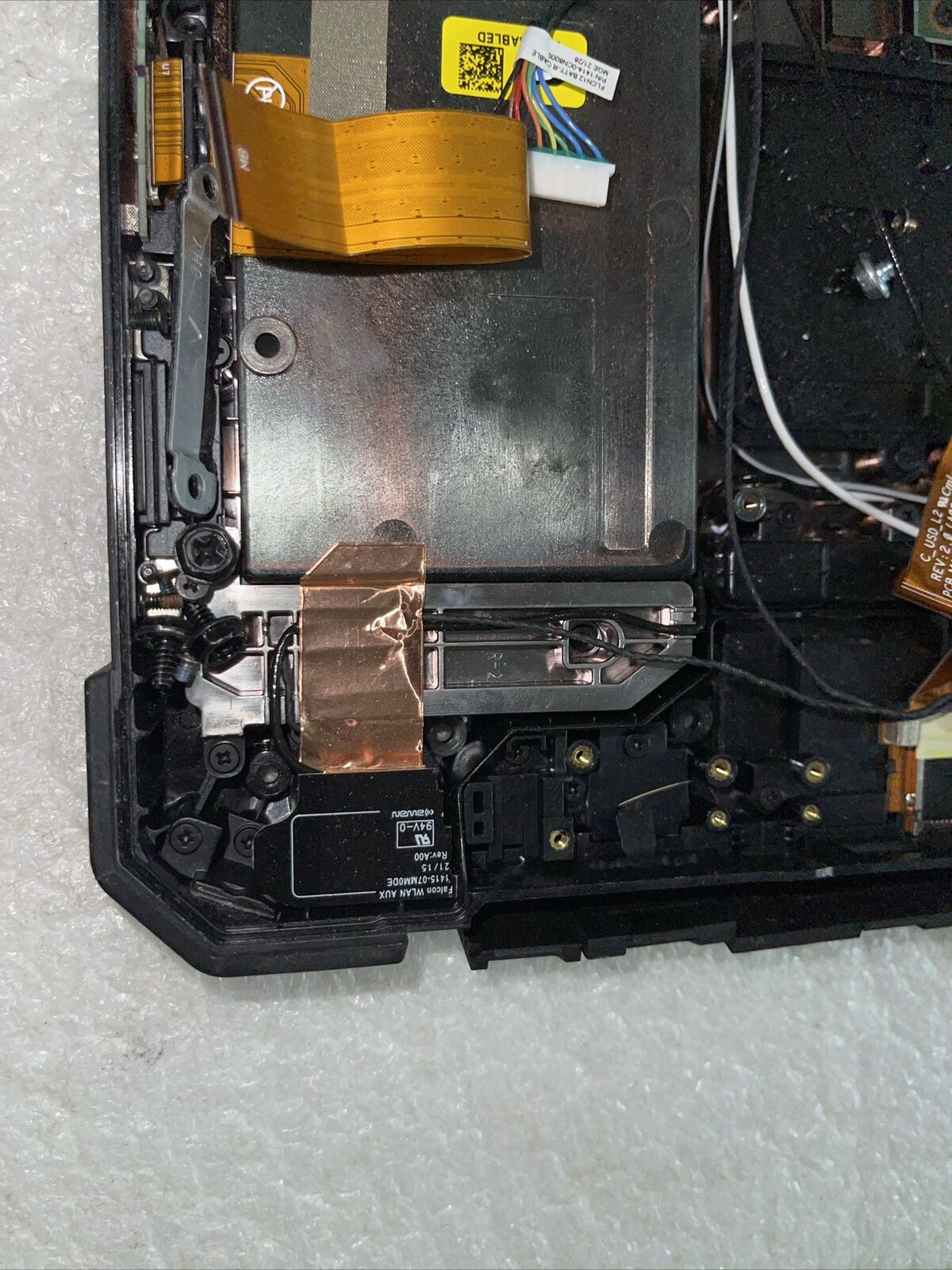 Dell Latitude 7220 Rugged Extreme Tablet Bottom Cover Extras X8JMD 0WCGW LP K1