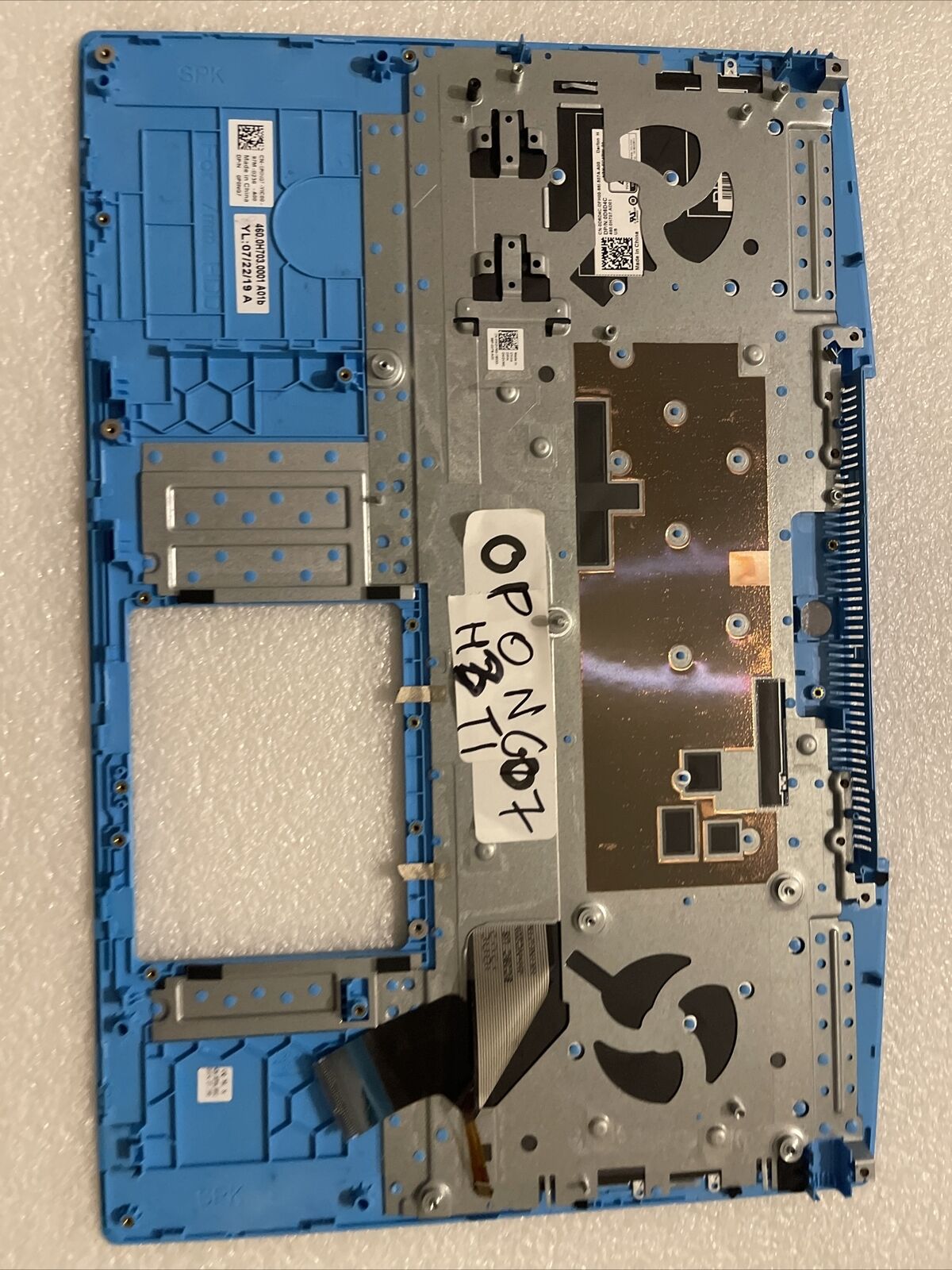 Genuine Alienware Dell G3 15 3590 Laptop Palmrest US Keyboard P0NG7 P0NG7 H3 T1