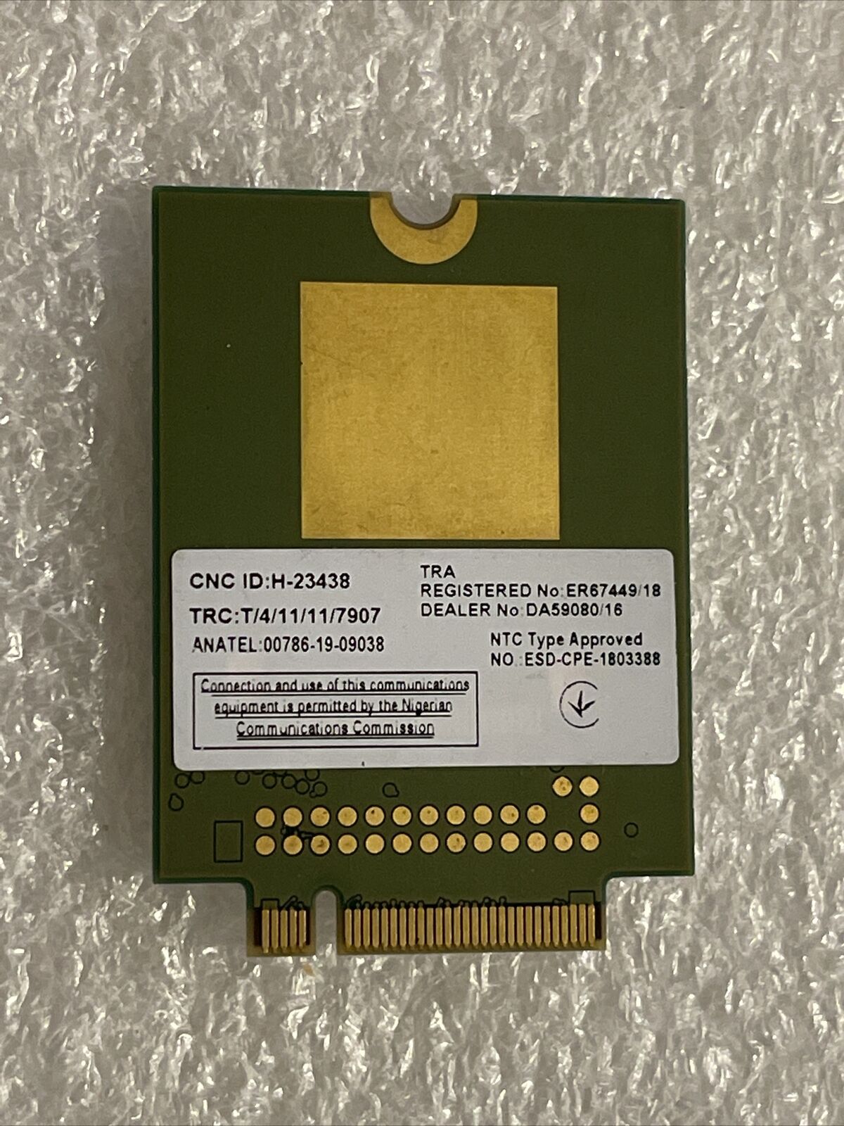 Genuine Fibocom L860-GL DW5822e 4G LTE WWAN Wireless Card(A00) D4J5M