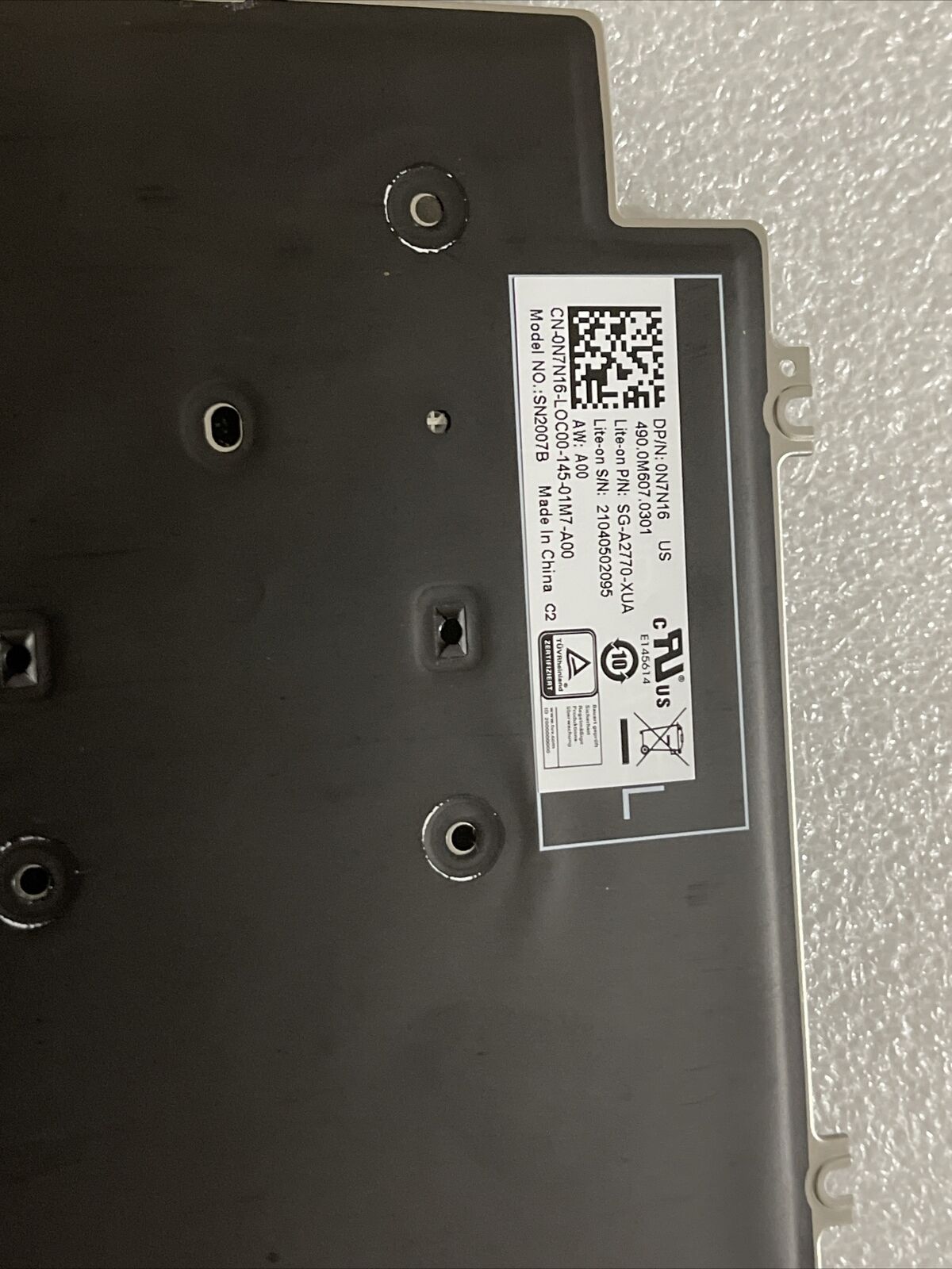 Dell Latitude 5520 5530 5540 Precision 3560 7670 Backlit Keyboard  RHGTP