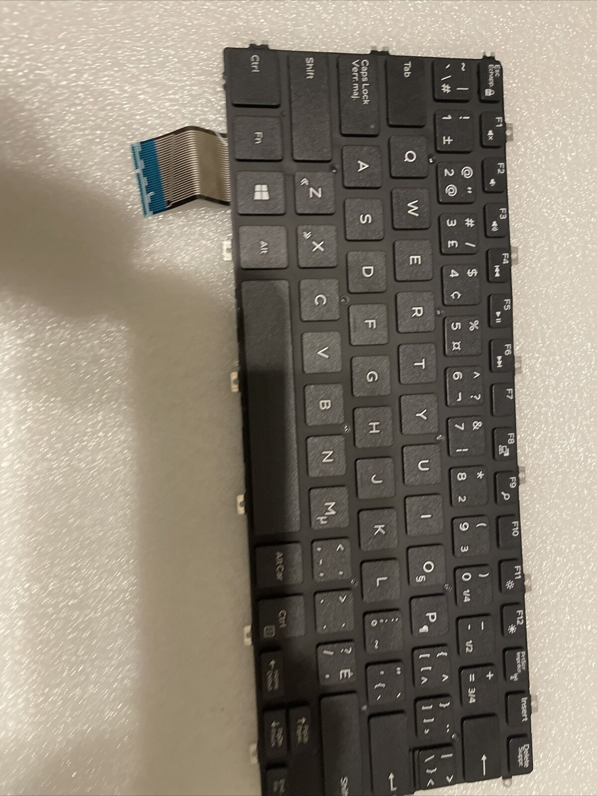 New OEM Dell Non-Backlit Laptop Keyboard French-English VCF69 0VCF69 B1