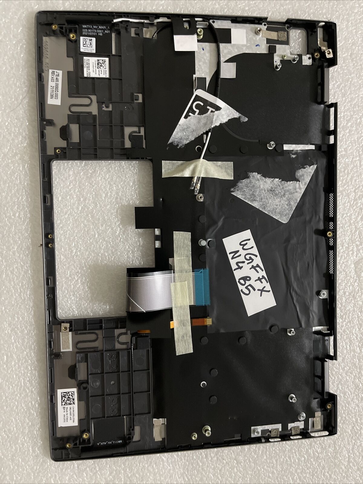 Dell Inspiron 13 5310 Laptop Palmrest English Backlit Keyboard F8DWY WGFFX N4B5