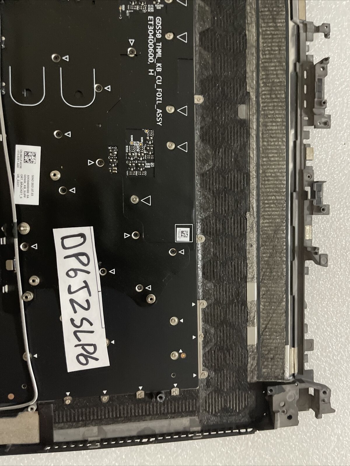 New Dell Alienware X15 R1 R2 Laptop Palmrest Spanish Backlit Keyboard DP6J2 SLP6