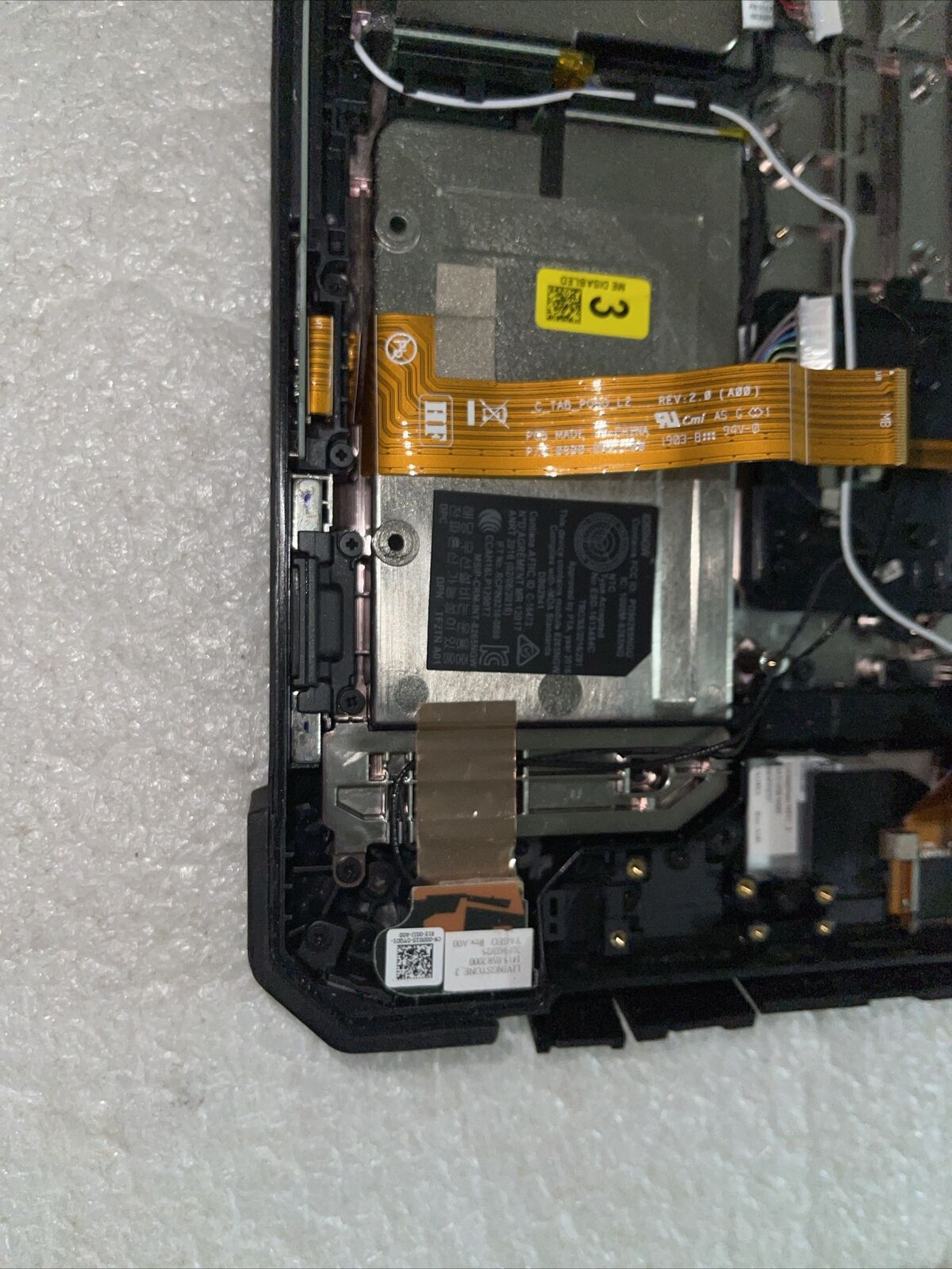 Dell Latitude 7220 Rugged Extreme Tablet Bottom Cover Extras GHGX9 1GV90 P2 K1