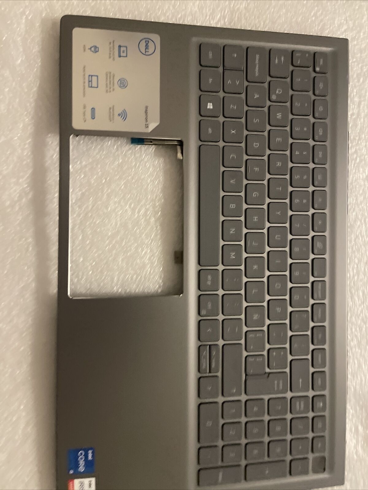 Dell Inspiron 15Pro 5510 5515 Palmrest Spanish Backlit Keyboard 6P0TG P4 Grade A