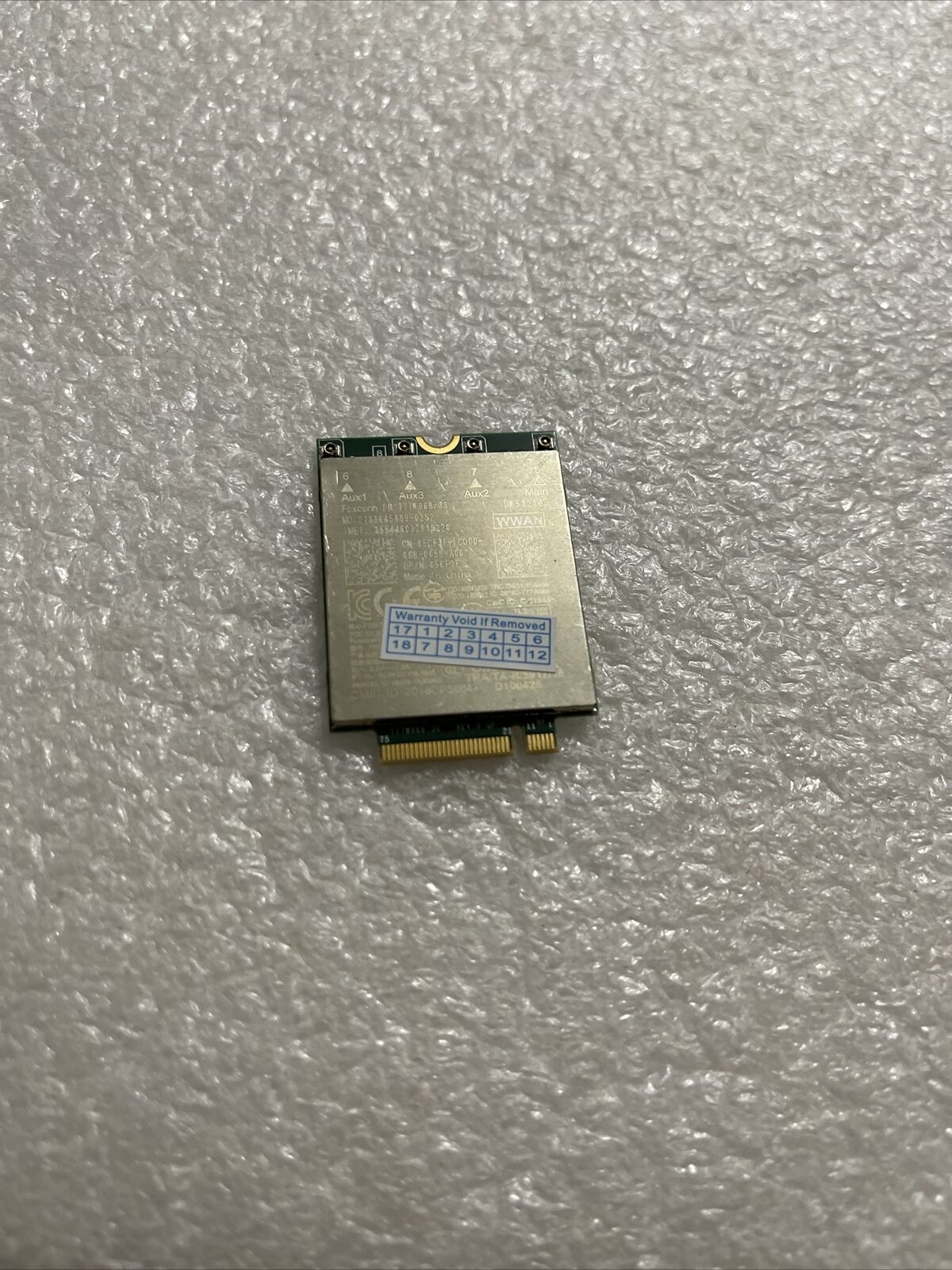 Dell Latitude 5420 5424 7424 Snapdragon X20 4G LTE Wireless Card DW5821e 5CF3F