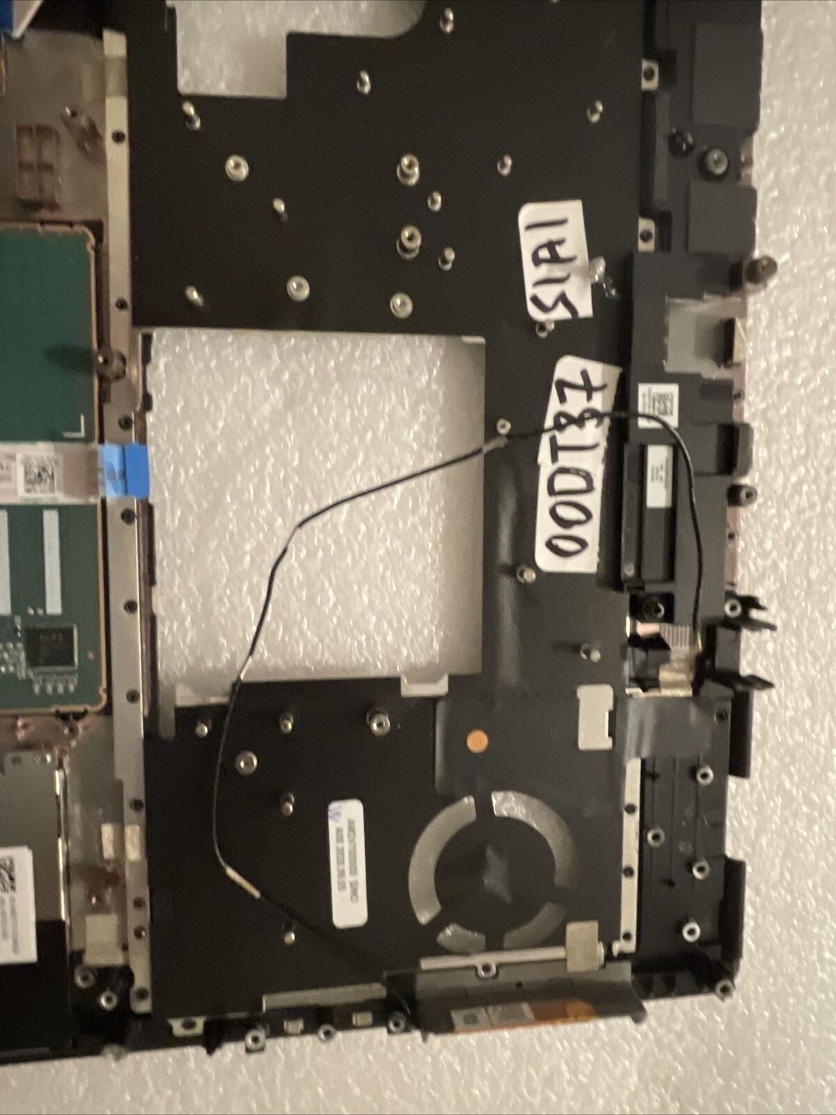OEM Dell Precision 7550 Laptop Palmrest Touchpad FPR w/SC Reader 0DT37 S1A1 Read