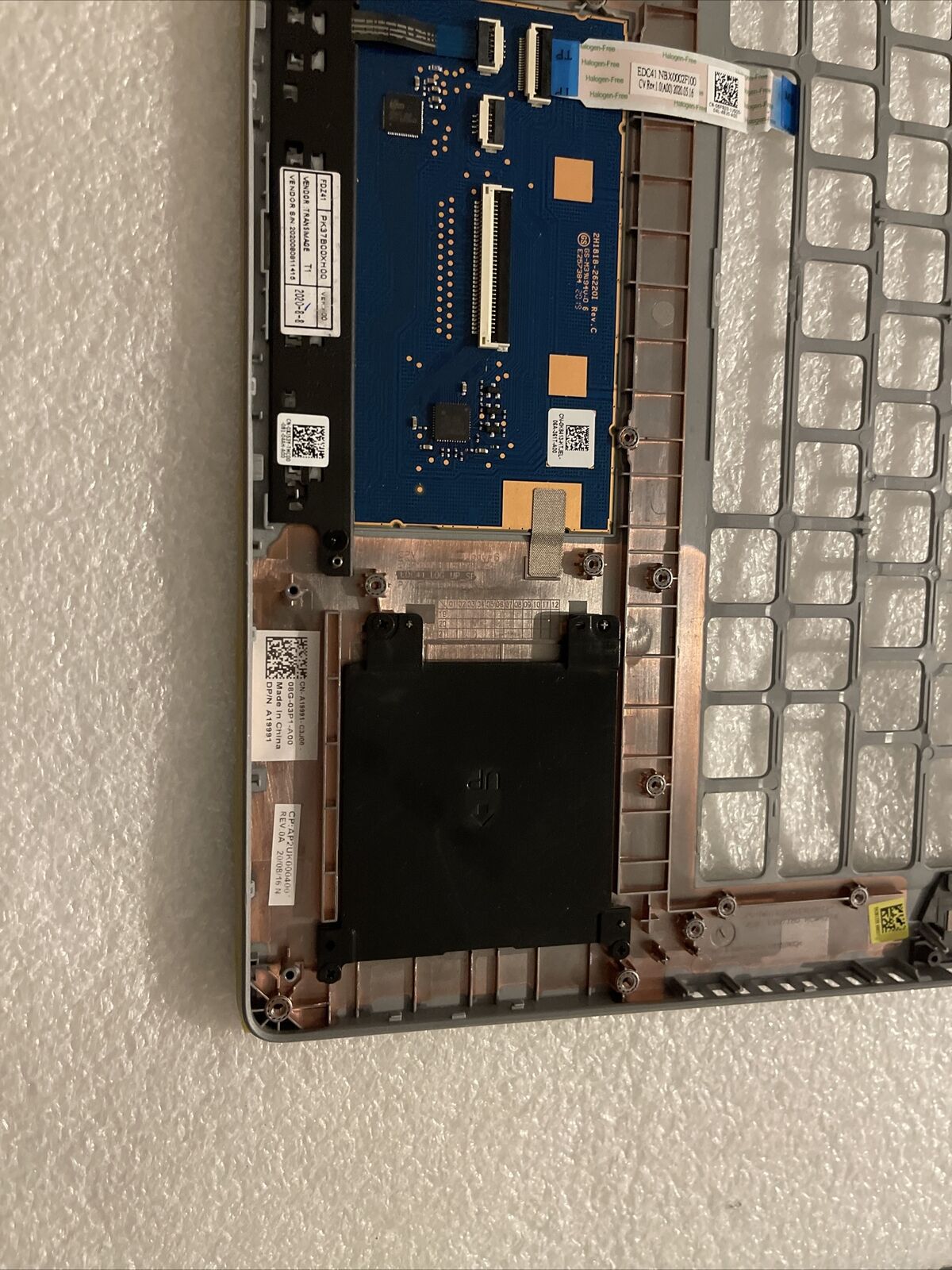 NEW GENUINE DELL LATITUDE 5402 PALMREST TOUCHPAD Assembly A19991 60R3V H1 A2