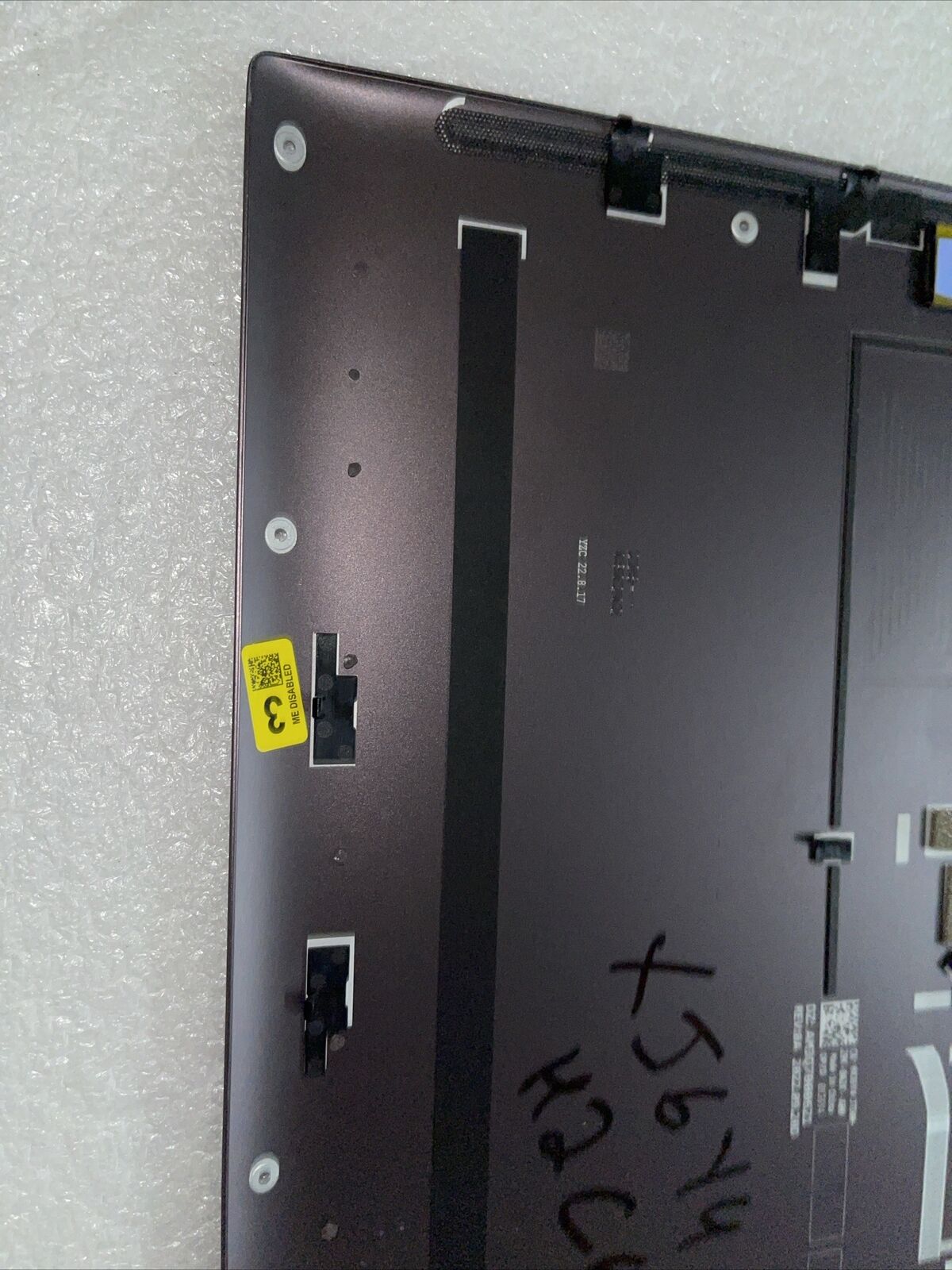 Genuine Dell XPS 13 9315 2022 Bottom Base Cover PURPLE Umber 0XJ6Y4 XJ6Y4 H2 C6
