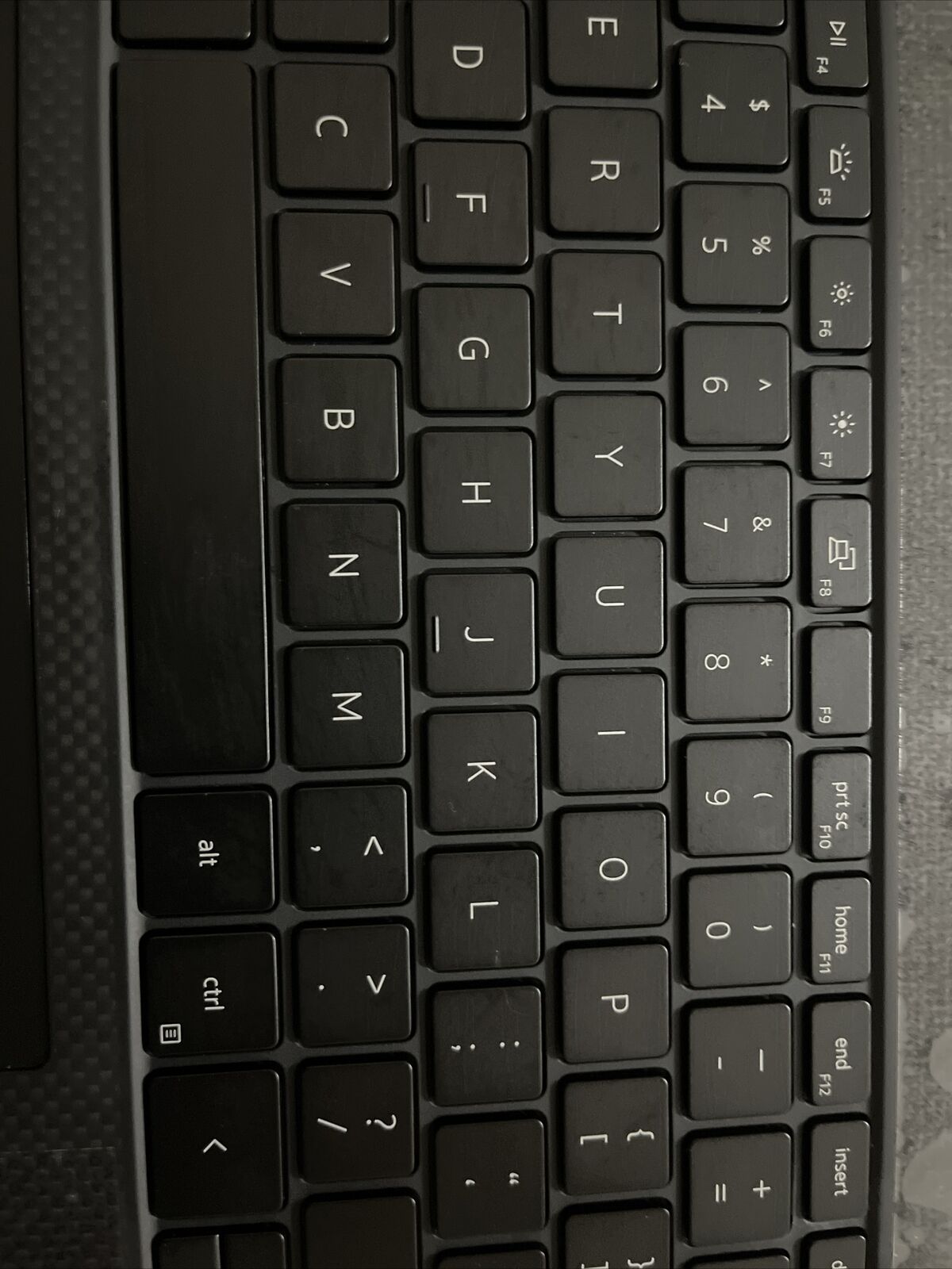Dell XPS 9720 Touchpad Palmrest Backlit US English Keyboard  0FWJ2 NH D5