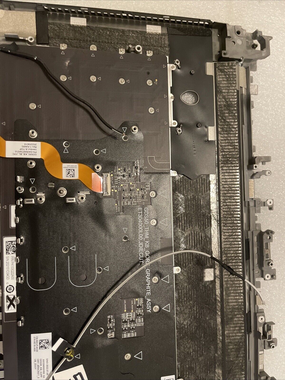 Dell Alienware X15 R1 R2 Palmrest English Keyboard 562JF 386PV 5VHRX NTP9 Read