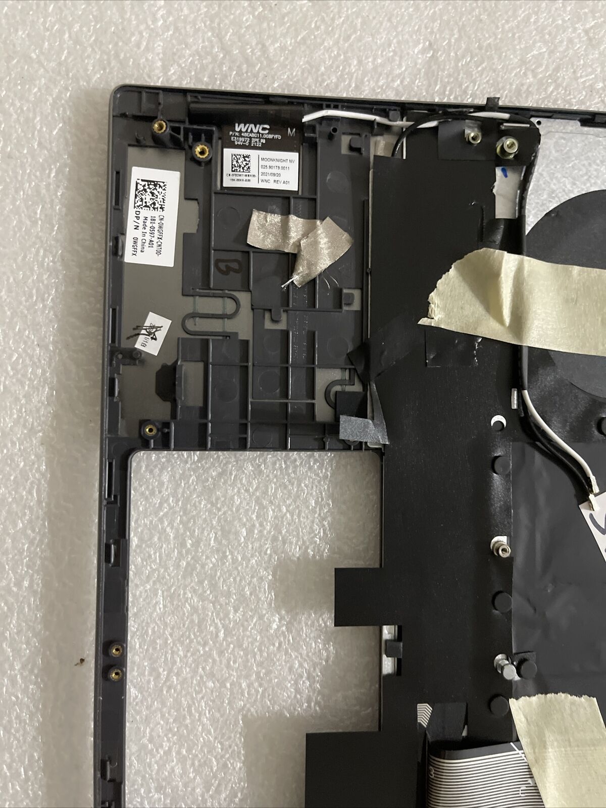 Dell Inspiron 13 5310 Laptop Palmrest US Backlit Keyboard WGFFX F8DWY SKB5