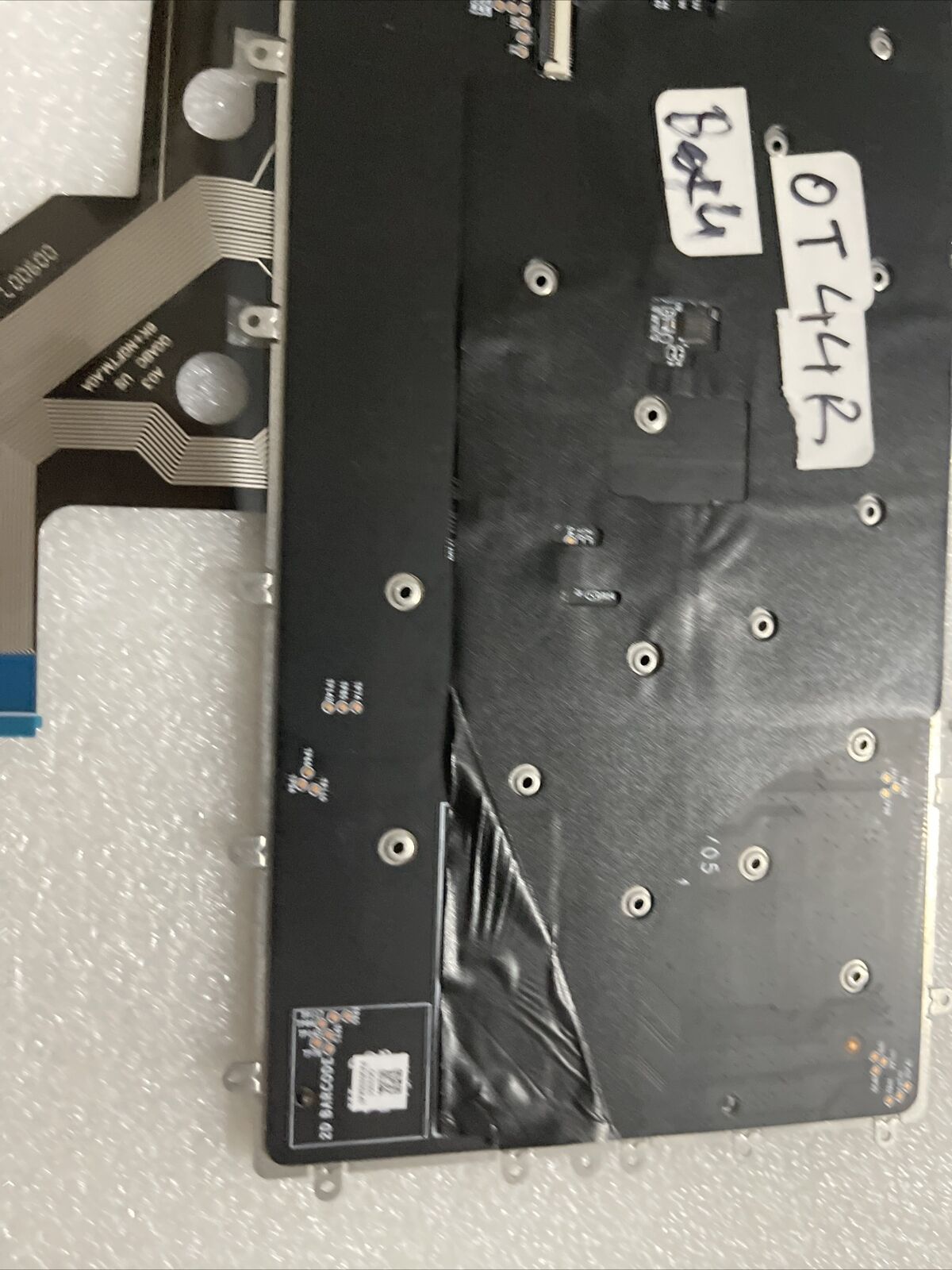 Genuine Dell Alienware M15 R2 Lunar Light RGB Laptop Keyboard Y79F6 00T44R N1 B4