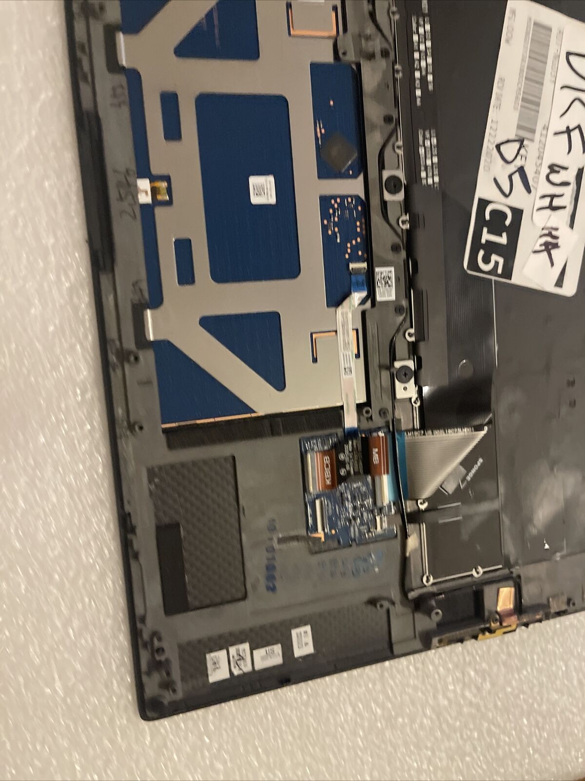 OEM Dell XPS 9500 Laptop Palmrest Touchpad US/EN Backlit Keyboard DKFWH H4 D5