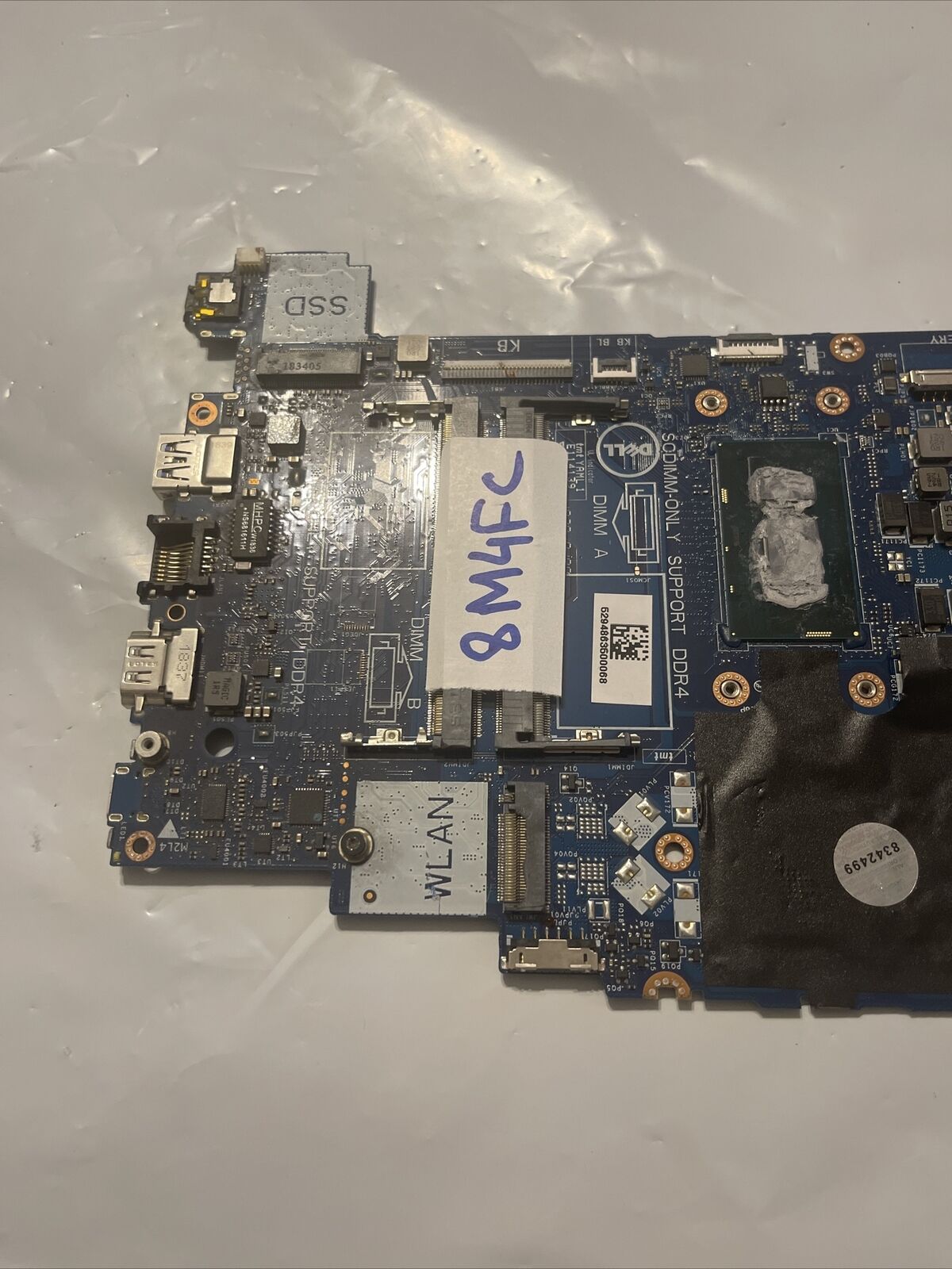 Dell Latitude 3590 08M4FC i5-8250U Laptop Motherboard S1