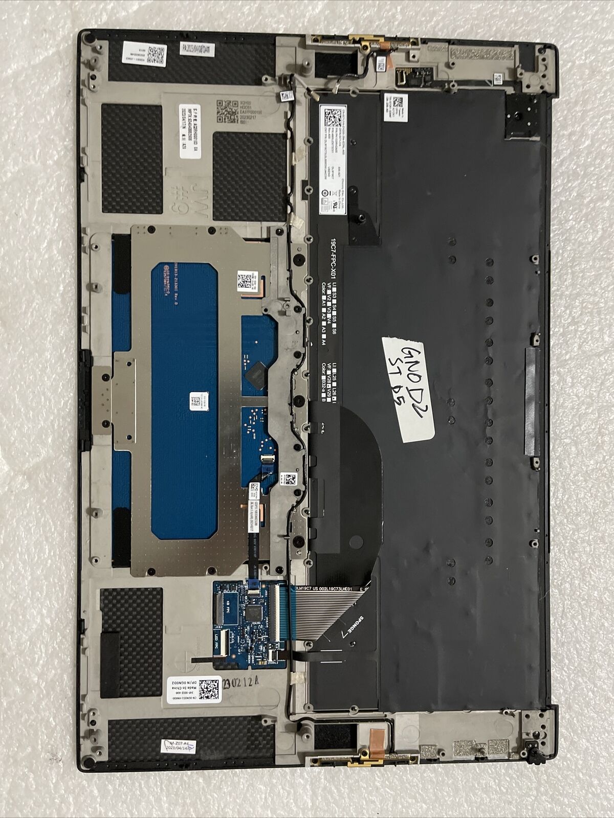Dell Precsion 5570 Palmrest Touchpad US Backlt English Keyboard CYJV4 GN0D2 STD5