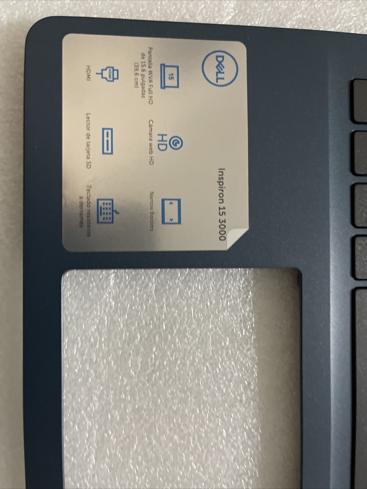 NEW GENUINE DELL Inspiron 15 3000 Palmrest SPANISH KEYBOARD NNV52 0NNV52 H1 P4