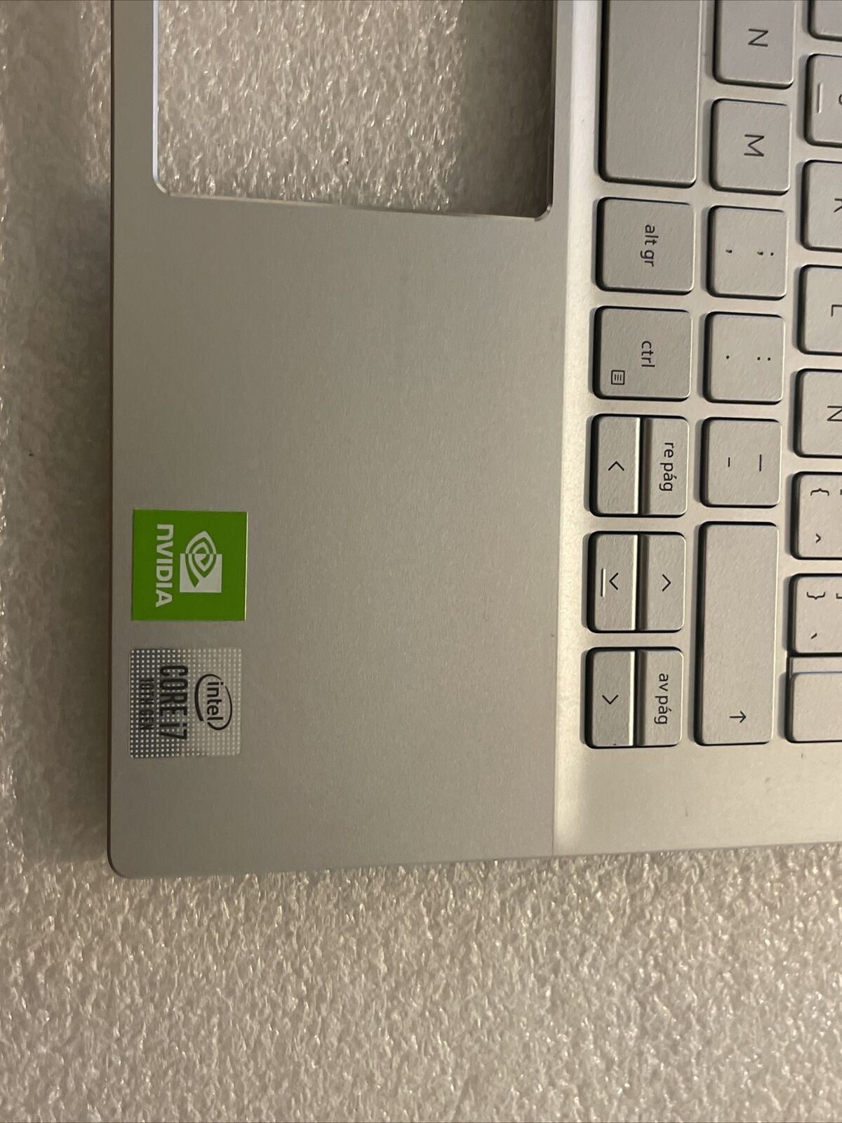 Dell Inspiron 13 5390 5391 Palmrest Spanish Backlit keyboard 6G6YK R18HX S1P5