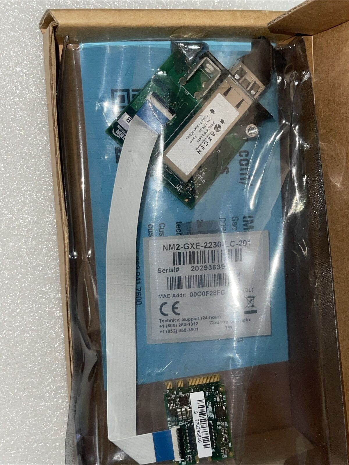 NEW Transition Networks NM2-GXE-2230-LC-201 Gigabit Ethernet Fiber Network FY3VC