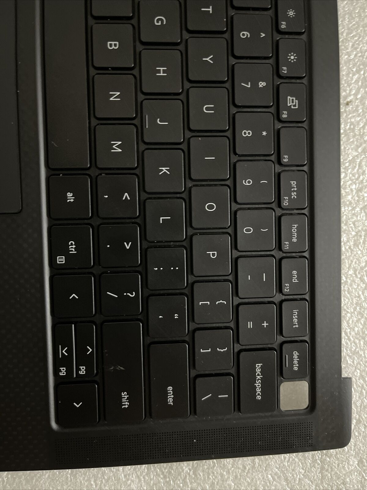 Dell Precision 14 5470 M5470 Palmrest Touchpad US English Keyboard 345KV SN b5