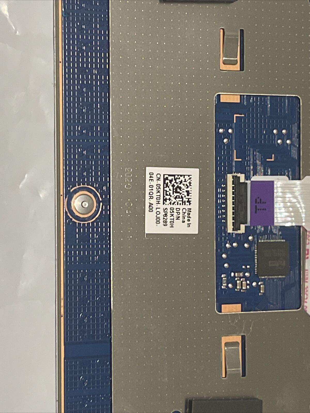 Genuine Dell Inspiron 13 7390 LCD Touchpad Sensor Board Cable  Silver 5KT0H B2